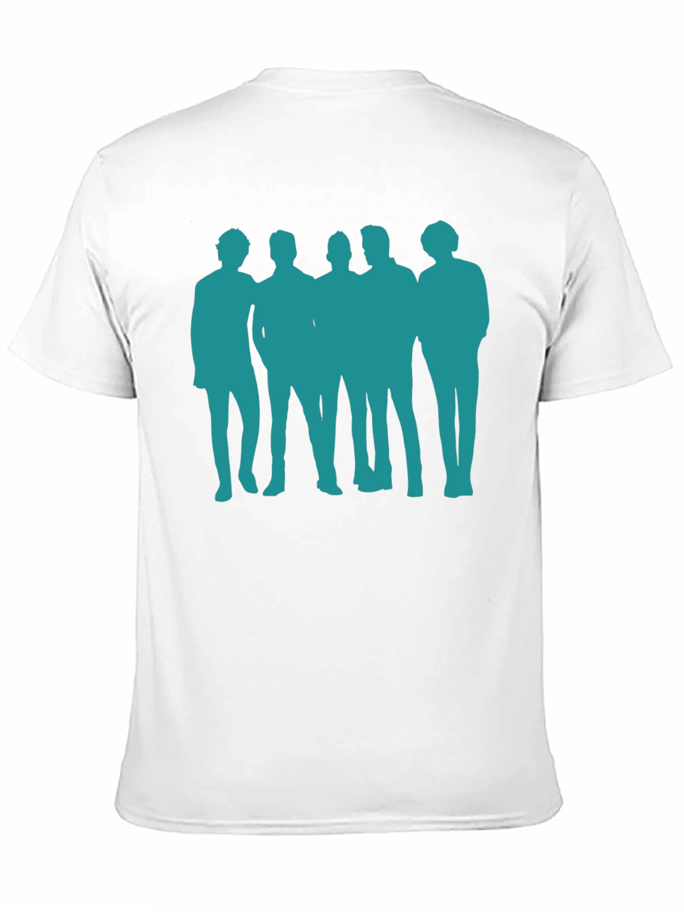Silhouette Band T-Shirt - Crew Neck Cotton Tee
