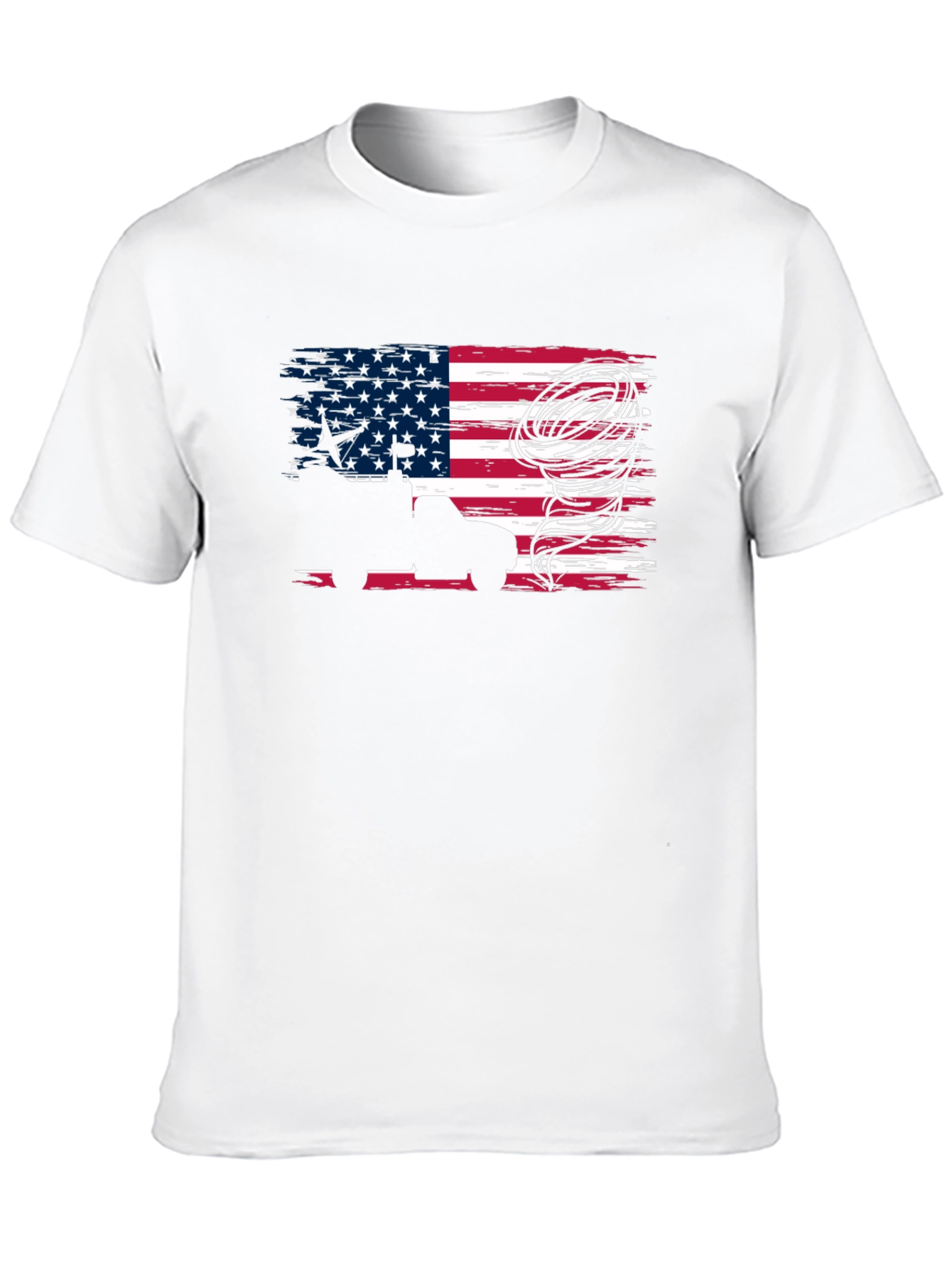American Flag Truck & Tornado T-Shirt