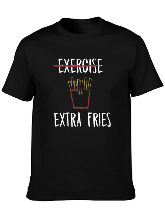 Extra Fries Graphic Tee - Funny Foodie T-Shirt