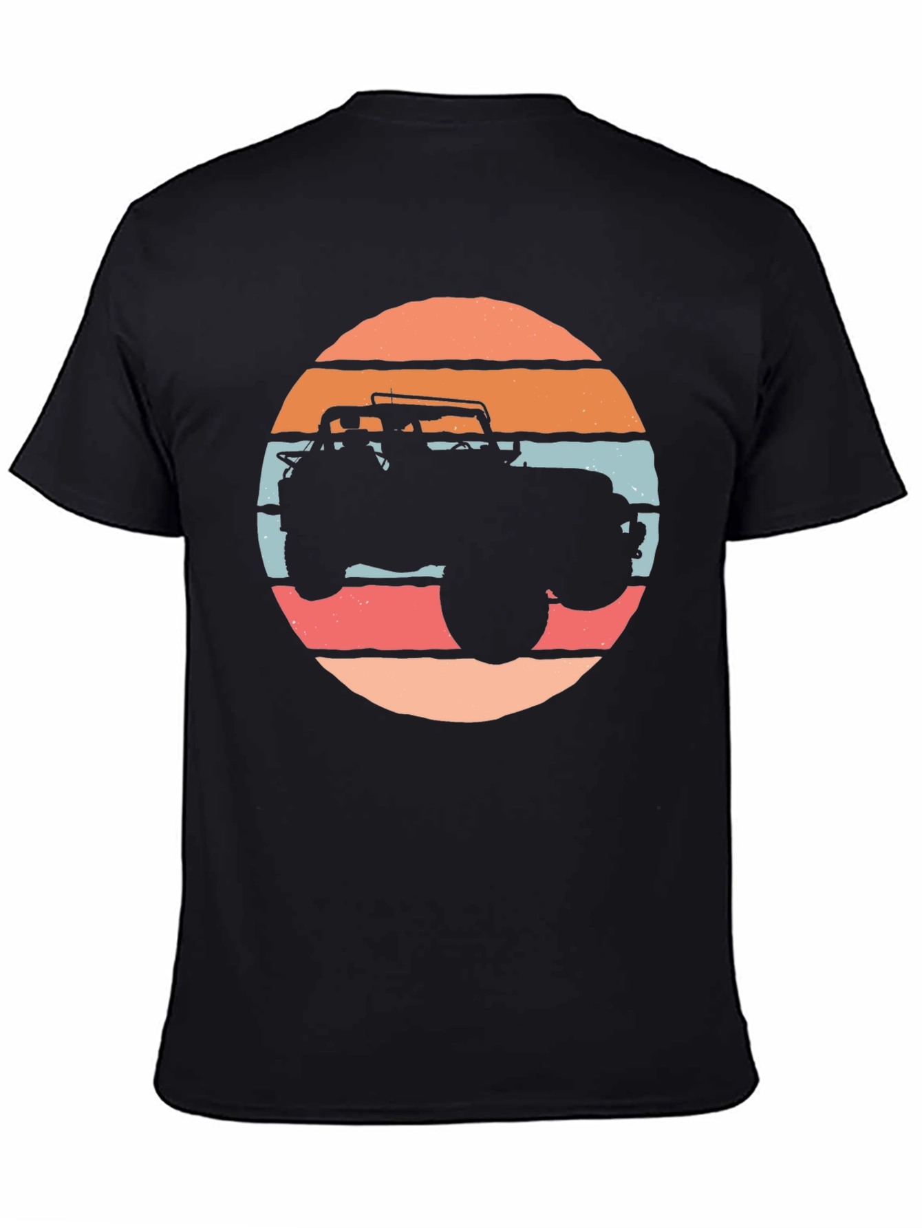 Retro Jeep Silhouette Graphic Tee