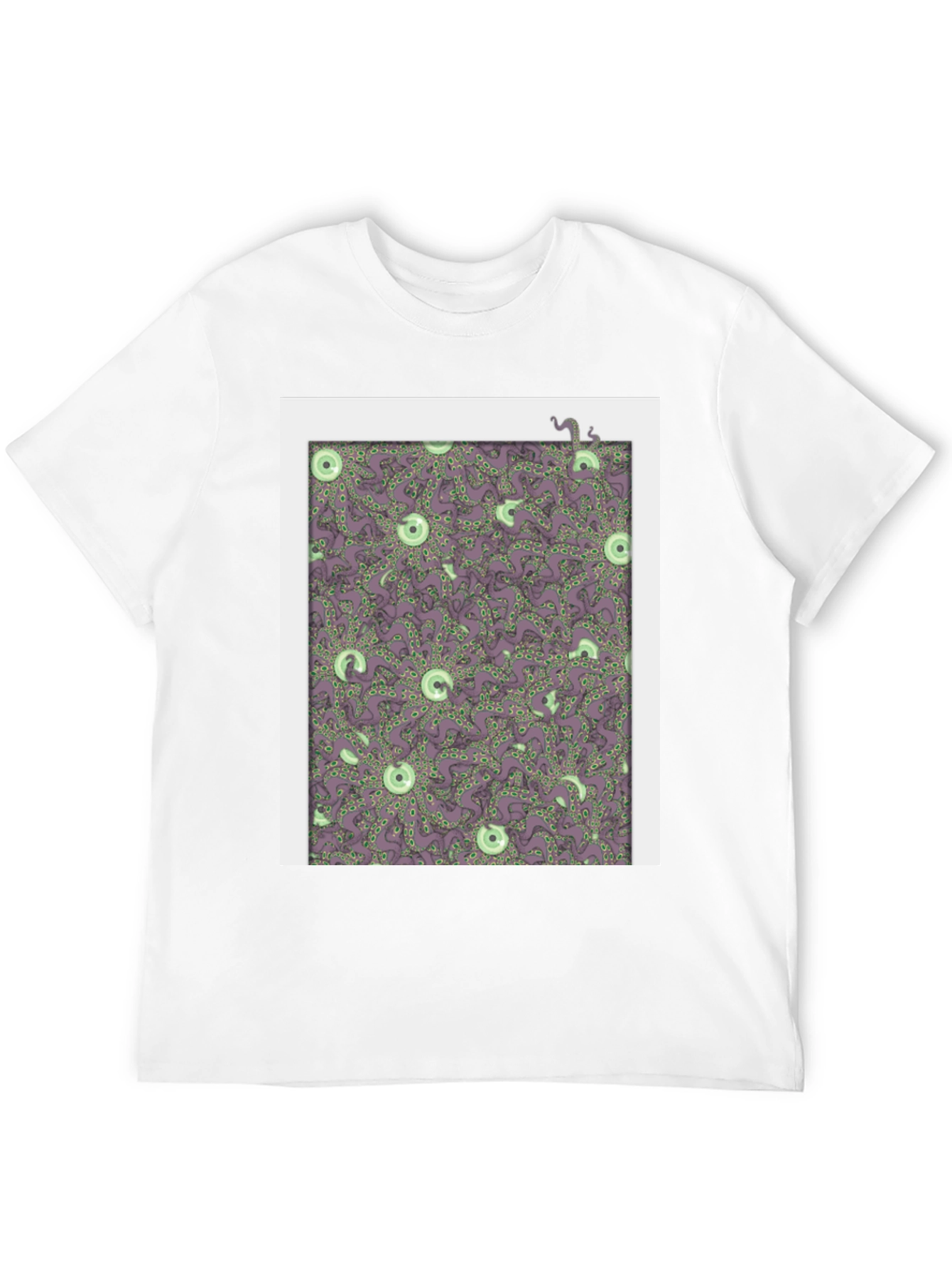 Tentacle Pattern T-Shirt - Unique Graphic Tee