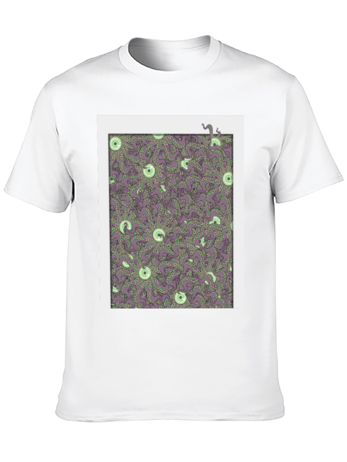 Tentacle Pattern T-Shirt - Unique Graphic Tee