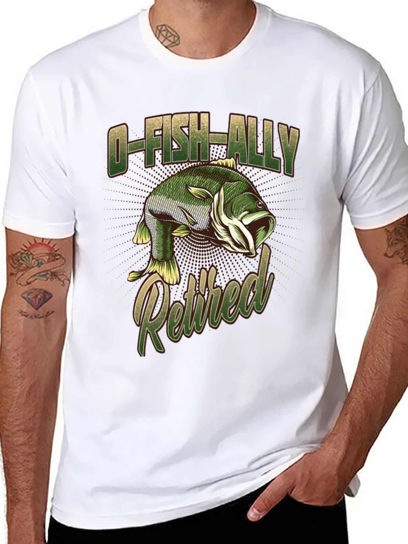 O-FISH-ALLY Retired Graphic Tee - Fishing Lover T-Shirt
