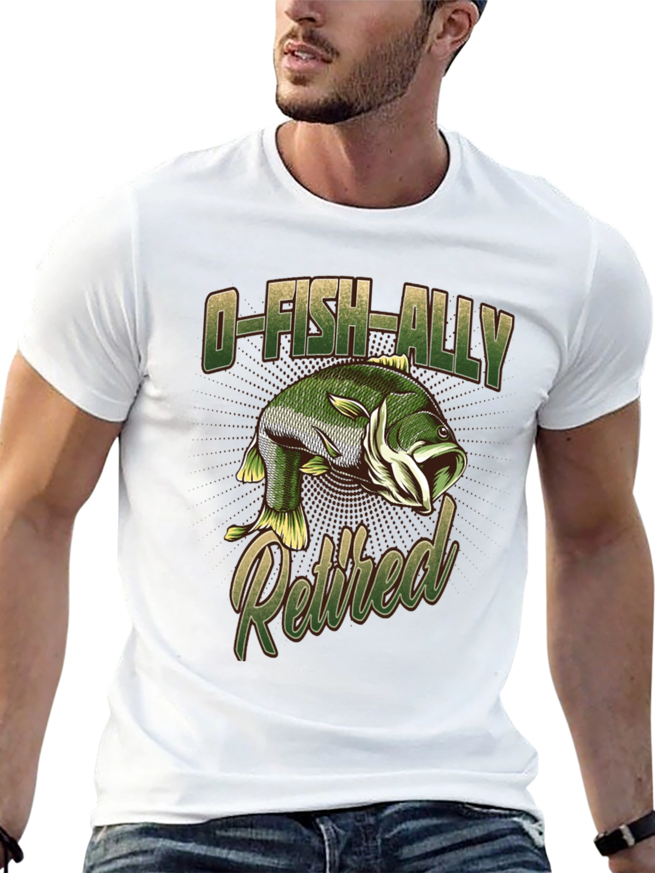 O-FISH-ALLY Retired Graphic Tee - Fishing Lover T-Shirt