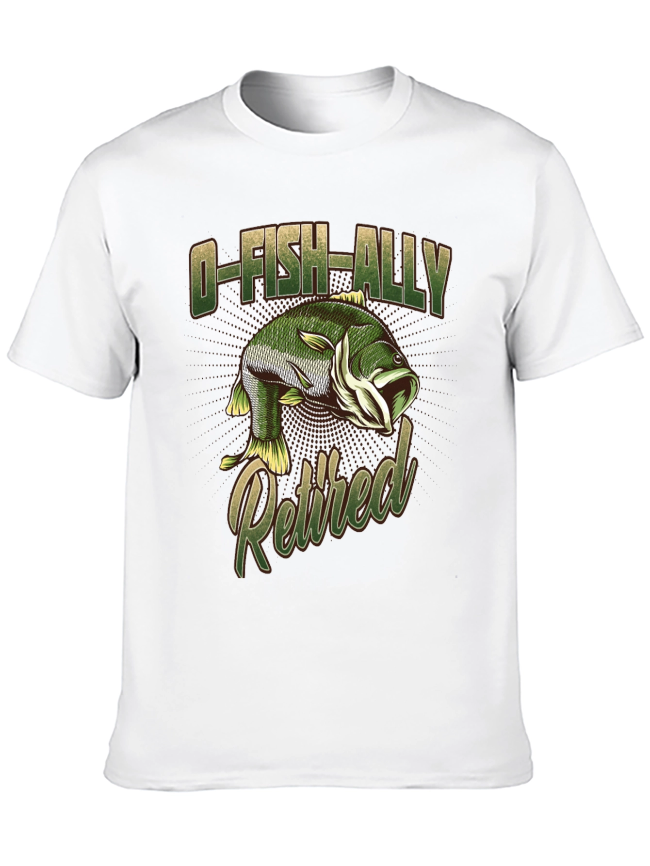 O-FISH-ALLY Retired Graphic Tee - Fishing Lover T-Shirt