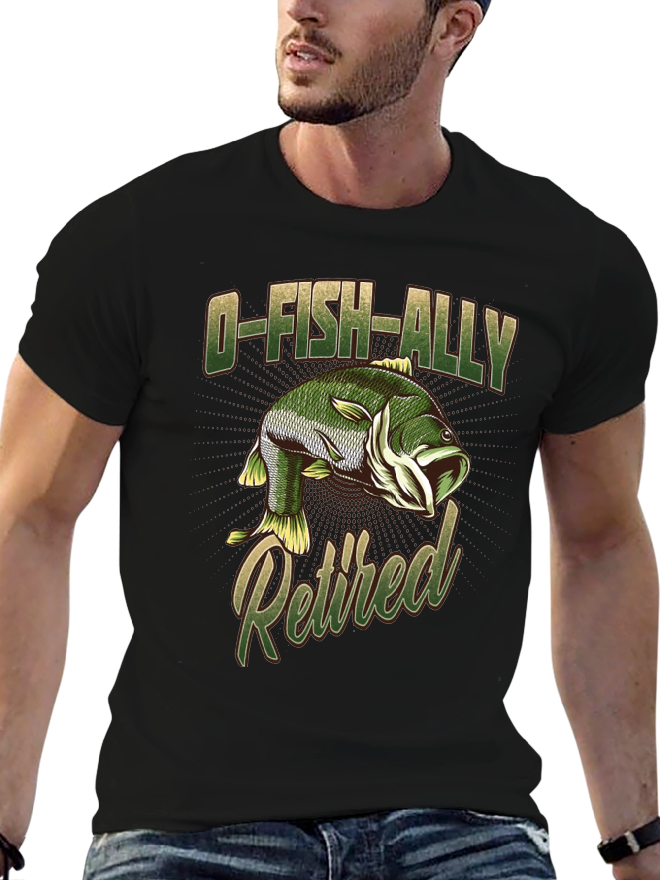 O-FISH-ALLY Retired Graphic Tee - Fishing Lover T-Shirt