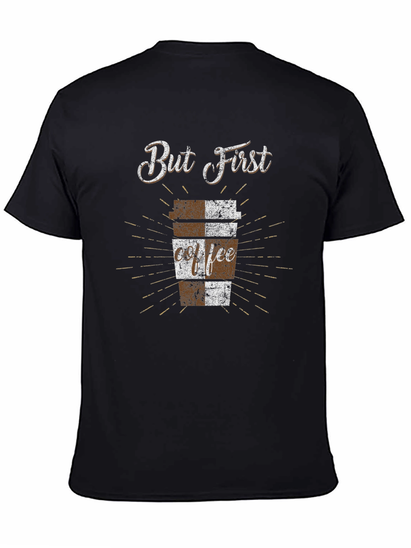 But First Coffee T-Shirt - Black Graphic Tee
