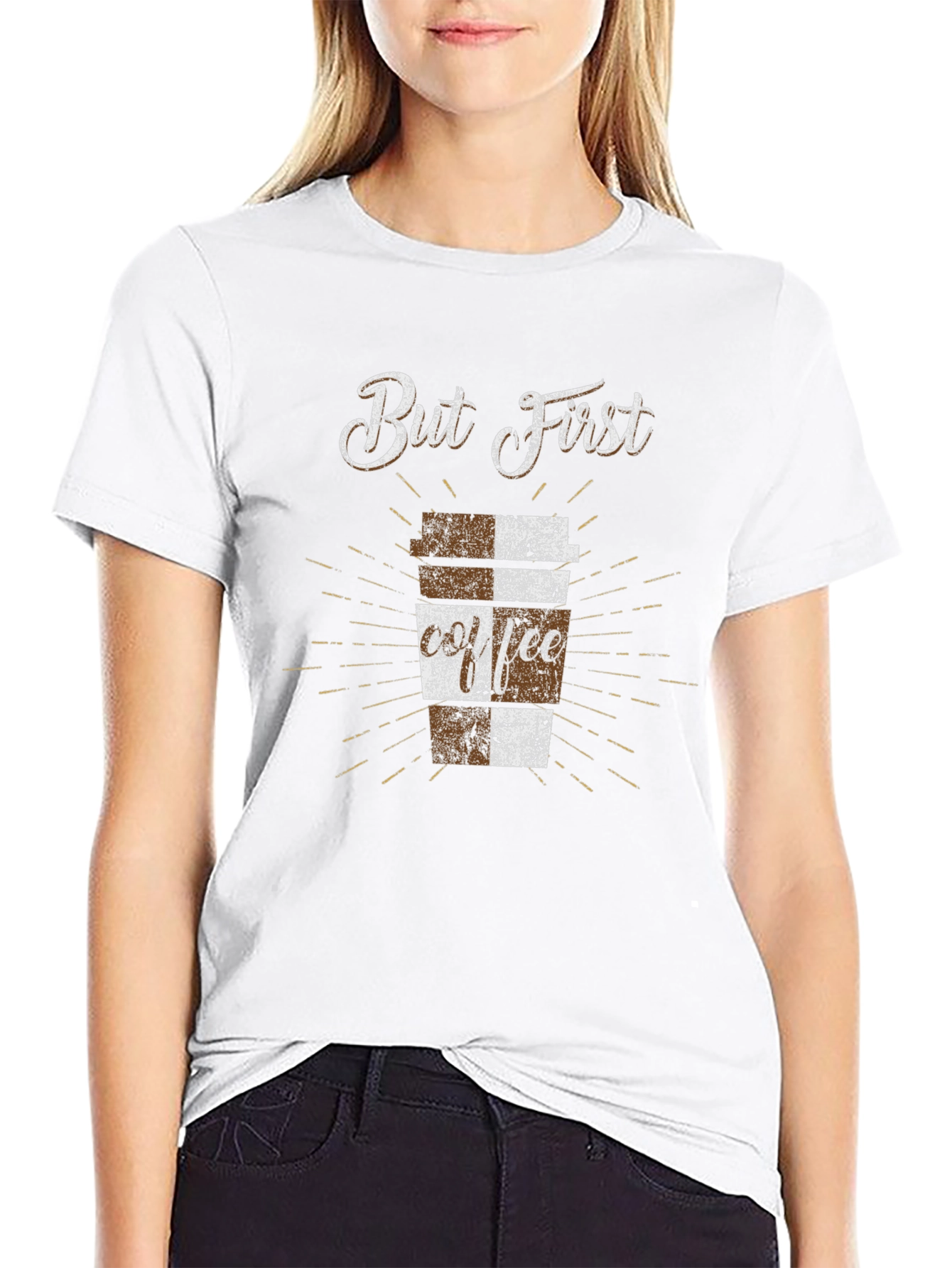 But First Coffee T-Shirt - Black Graphic Tee