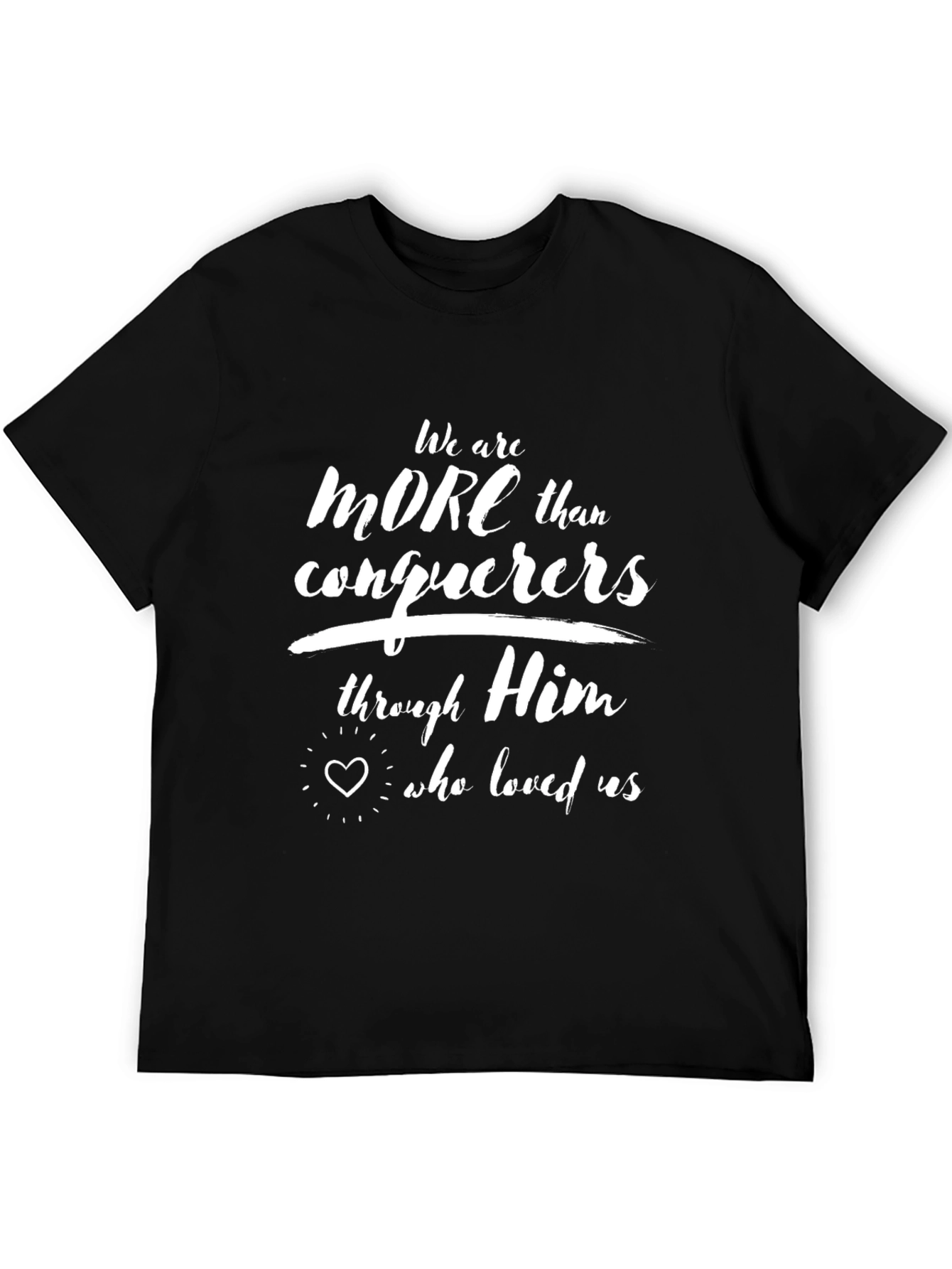 More Than Conquerors T-Shirt Christian Faith Tee