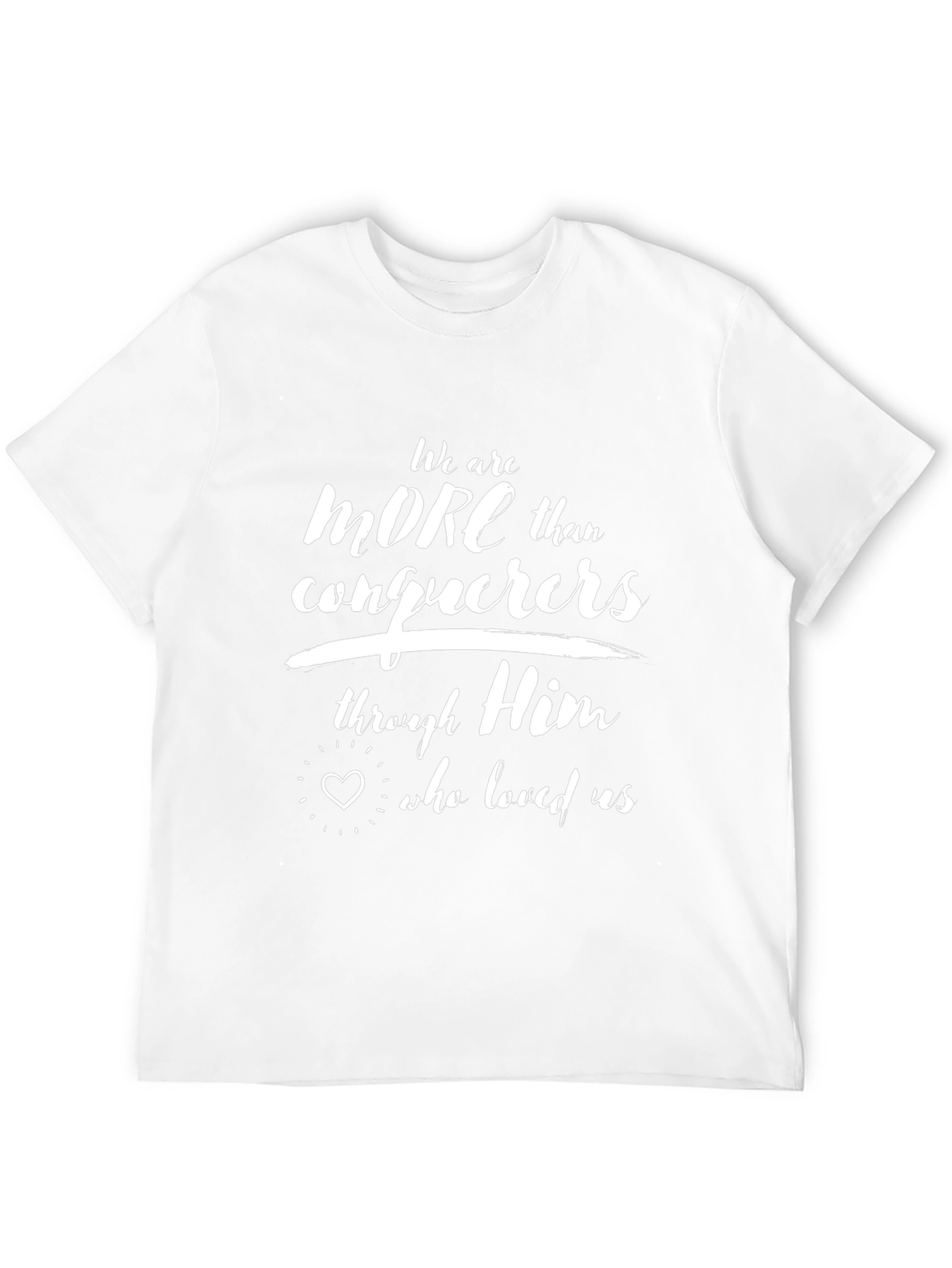 More Than Conquerors T-Shirt Christian Faith Tee