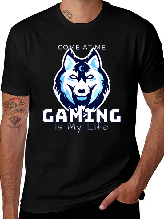 Gaming is My Life Wolf T-Shirt