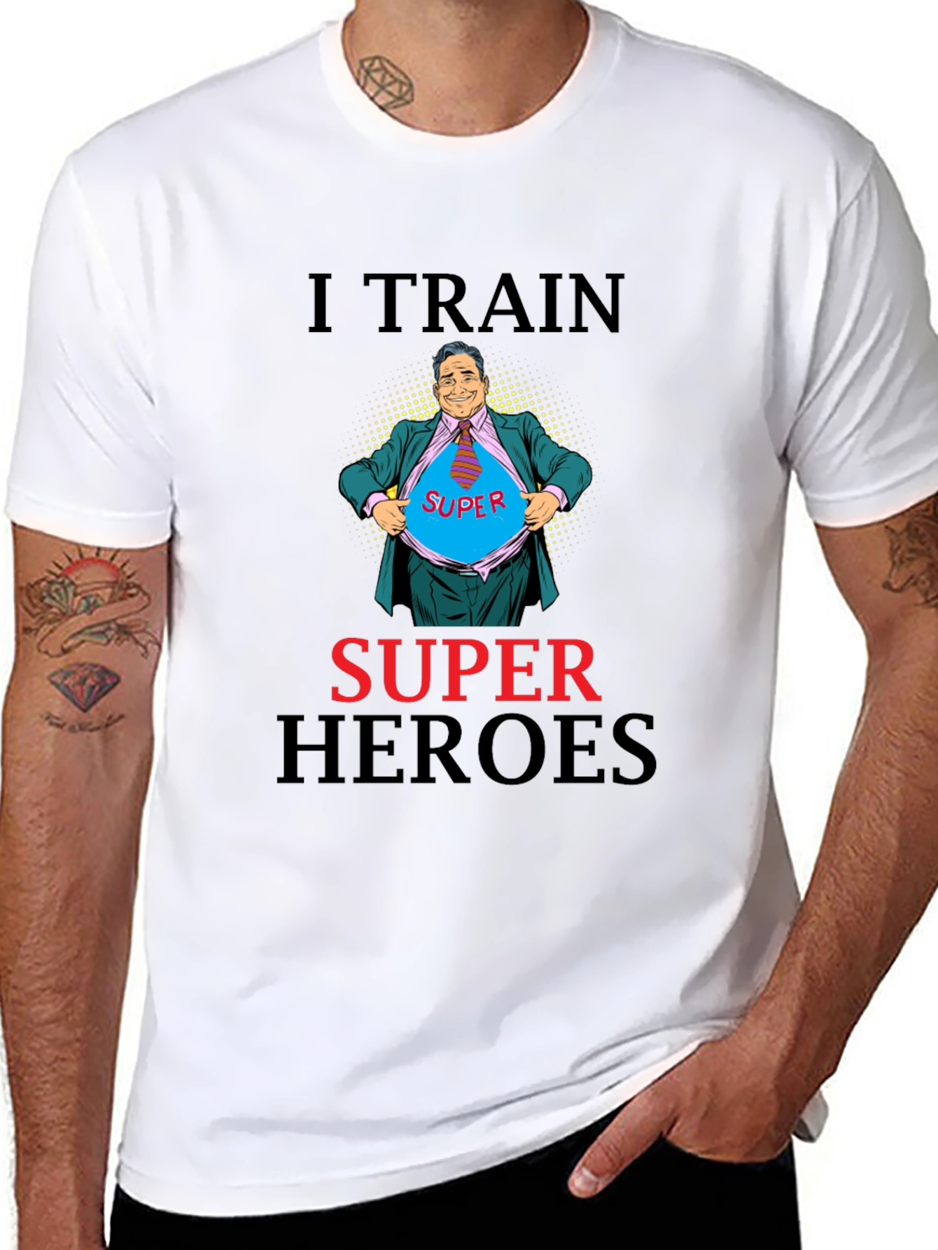 I Train Super Heroes T-Shirt