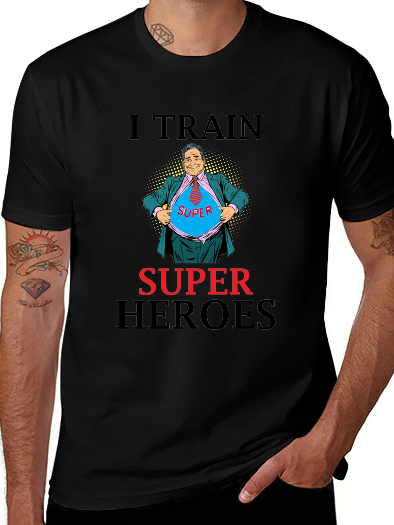I Train Super Heroes T-Shirt
