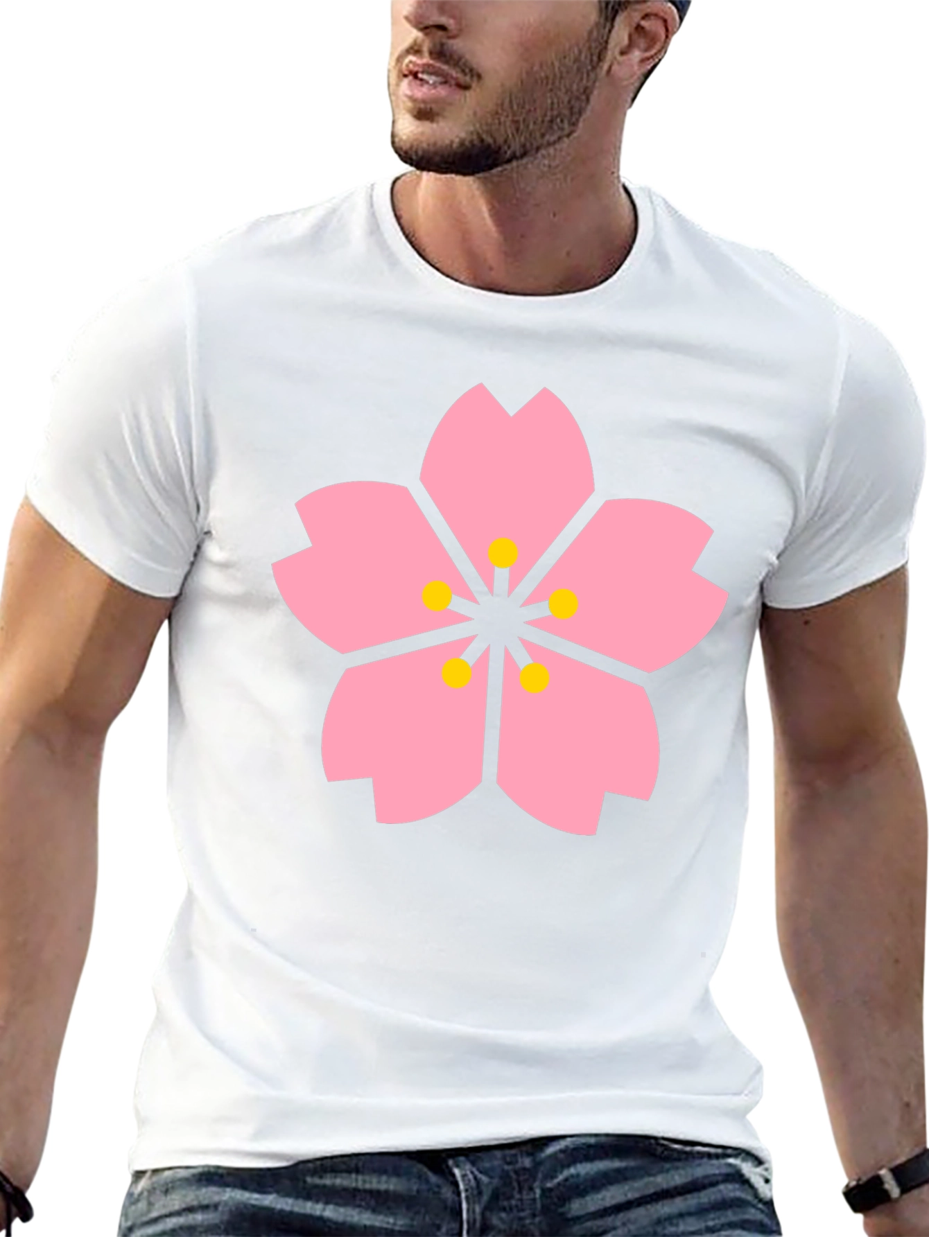 Sakura Blossom Black T-Shirt