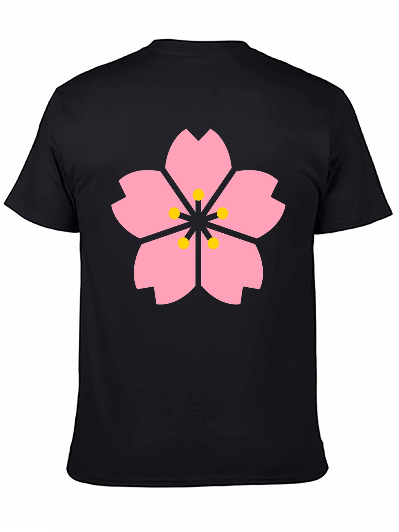 Sakura Blossom Black T-Shirt