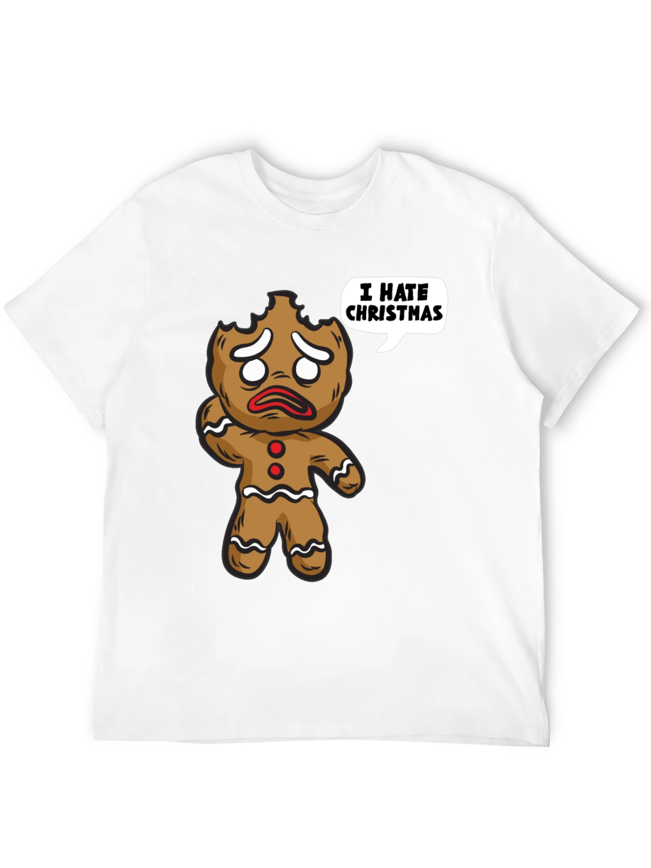 I Hate Christmas Gingerbread T-Shirt