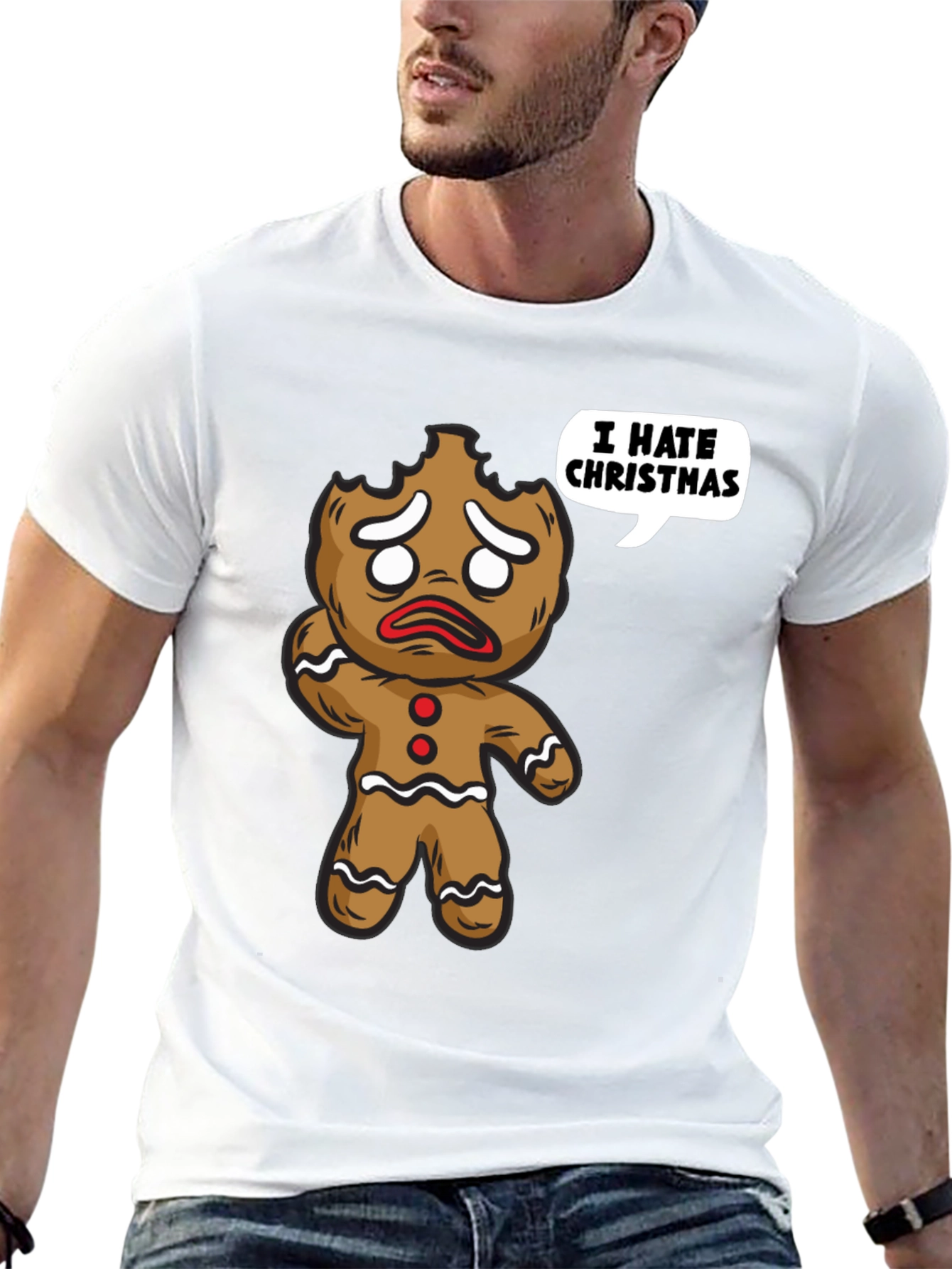 I Hate Christmas Gingerbread T-Shirt