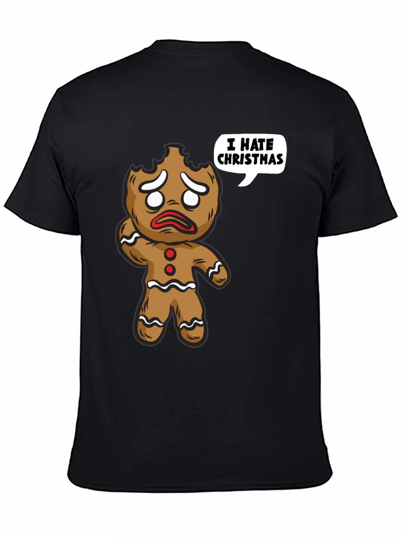 I Hate Christmas Gingerbread T-Shirt