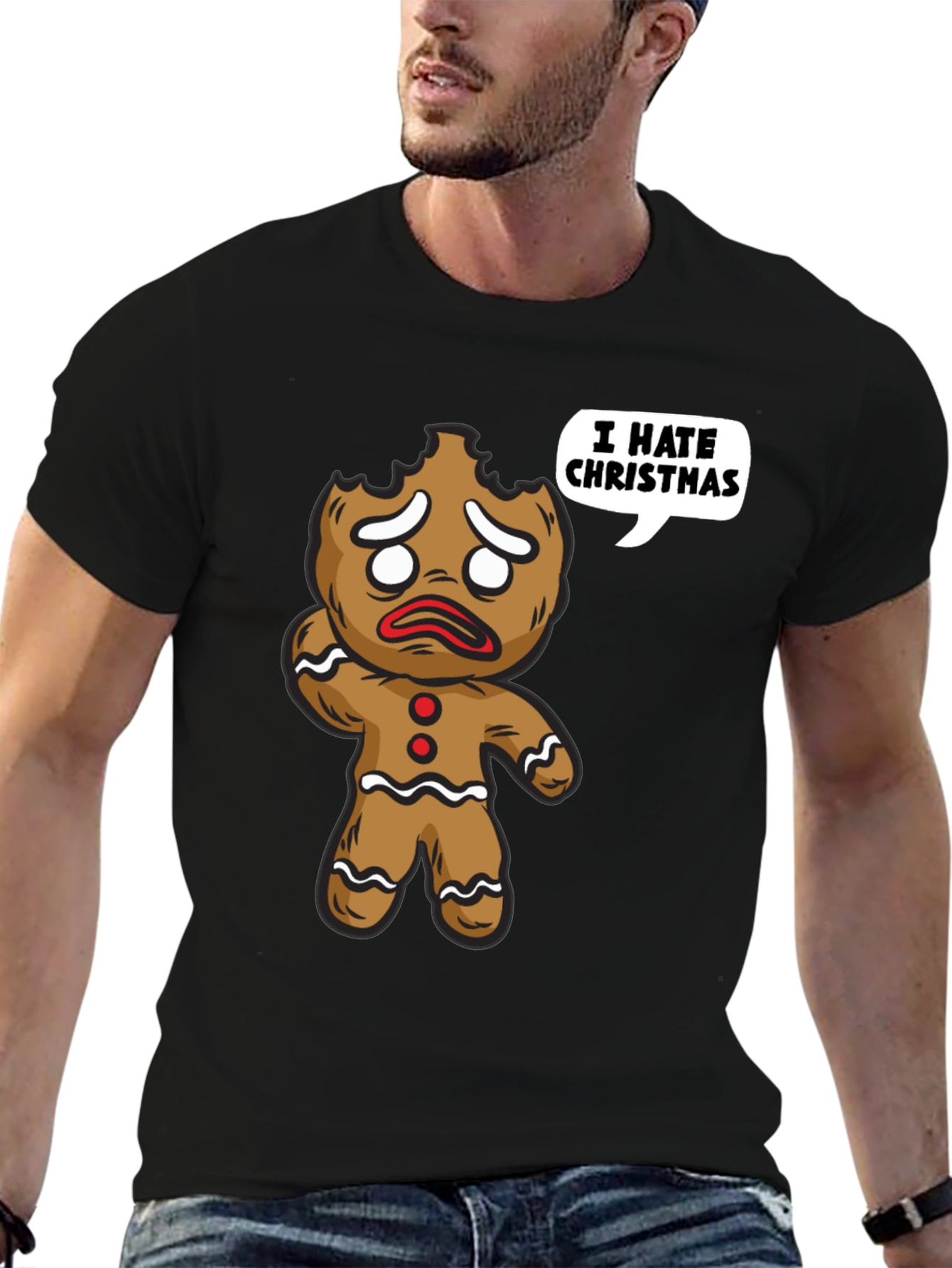 I Hate Christmas Gingerbread T-Shirt