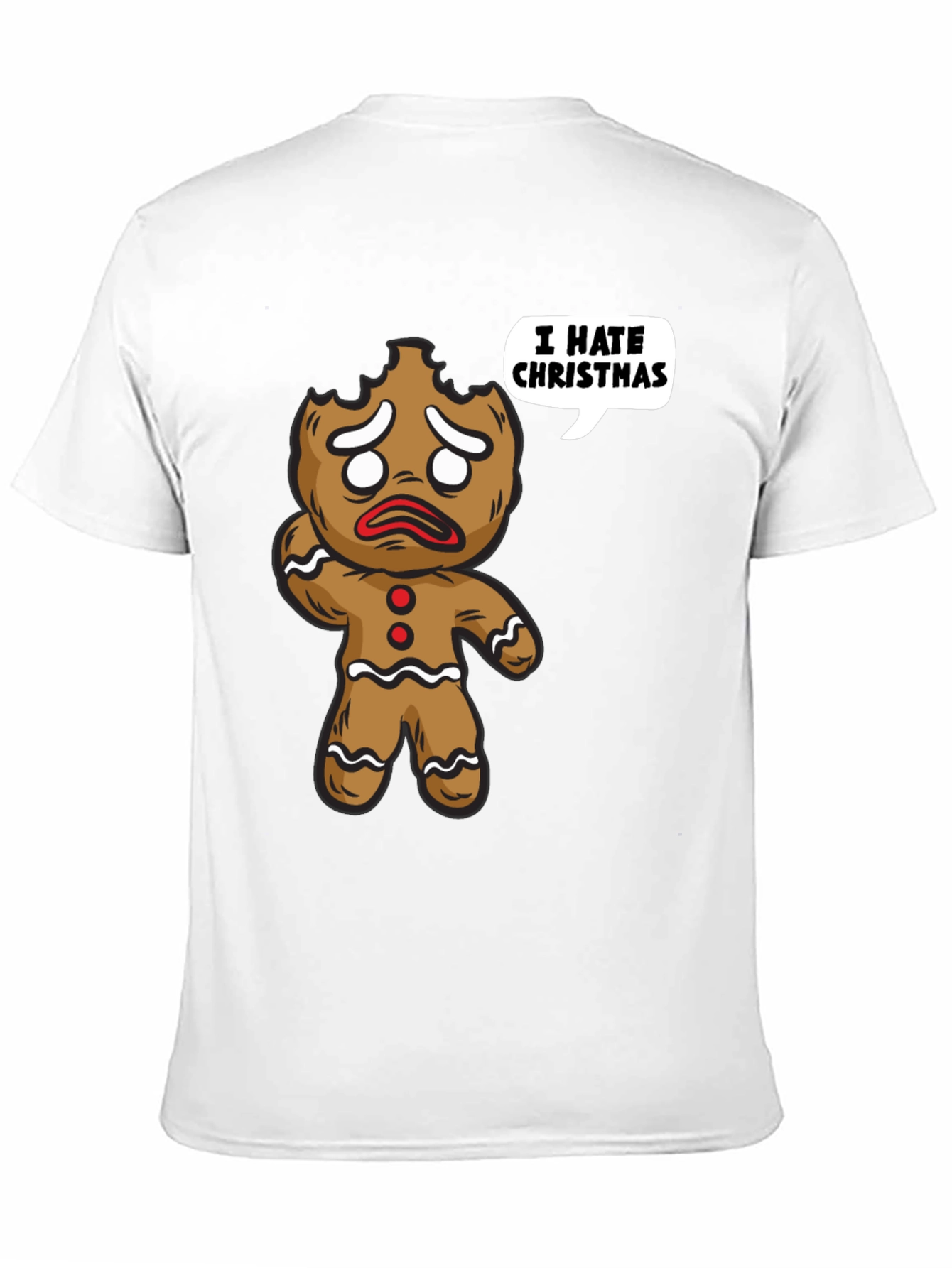 I Hate Christmas Gingerbread T-Shirt
