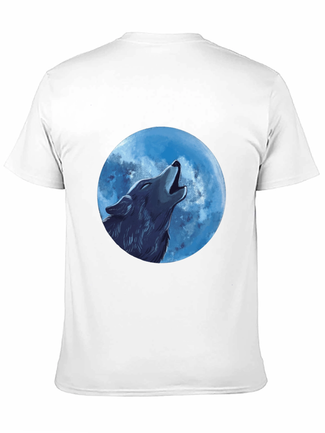 Wolf Moon Graphic Tee - Mens Black T-Shirt