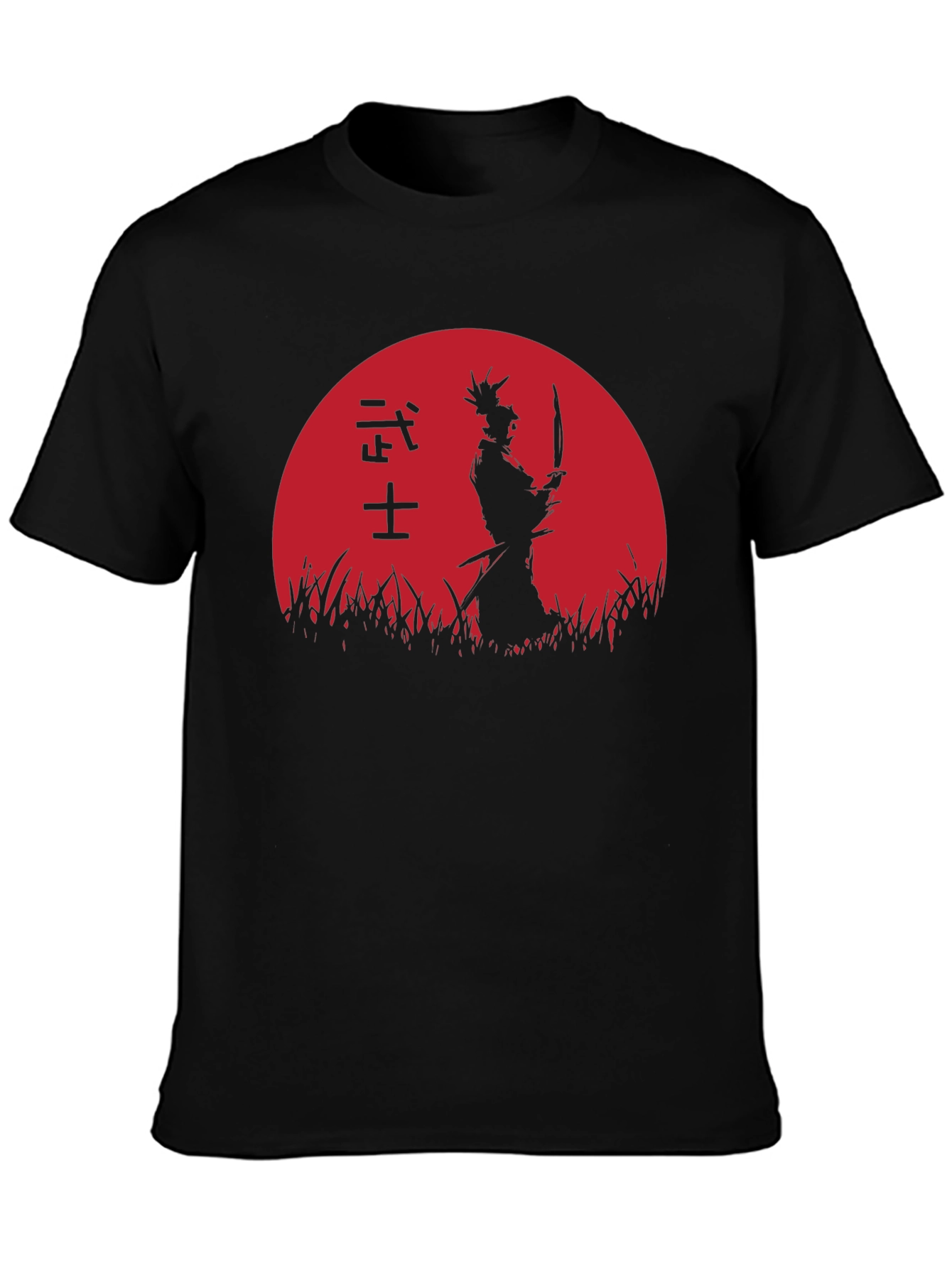 Samurai Silhouette Graphic Tee
