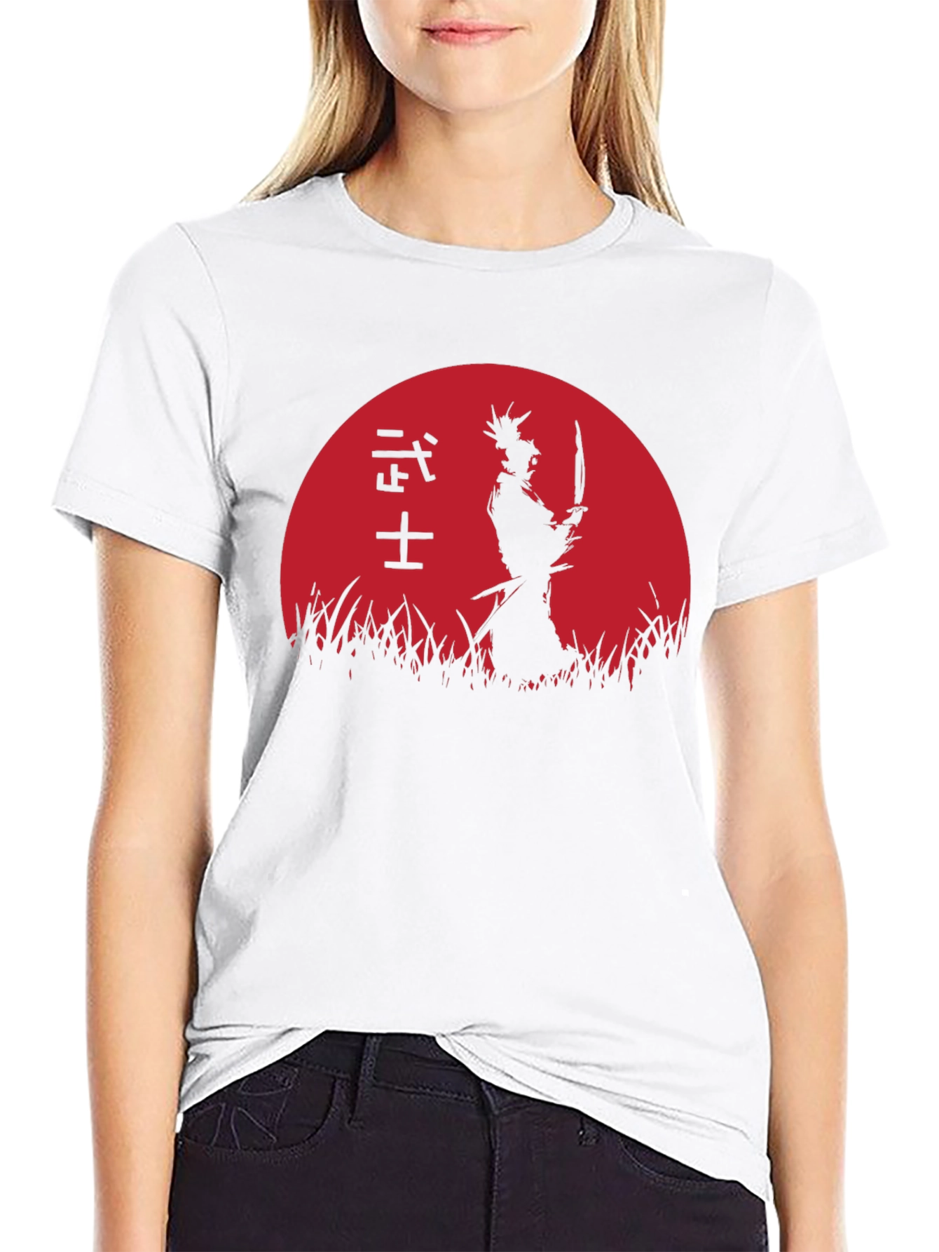 Samurai Silhouette Graphic Tee