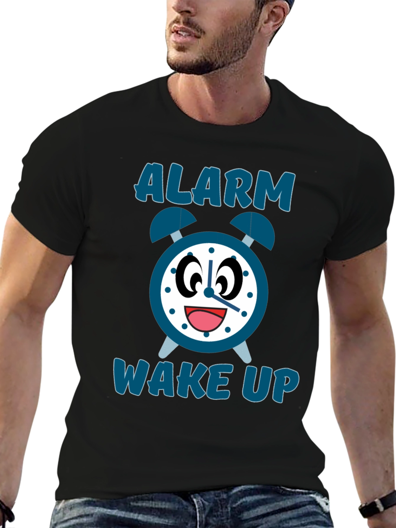 Alarm Wake Up Graphic T-Shirt