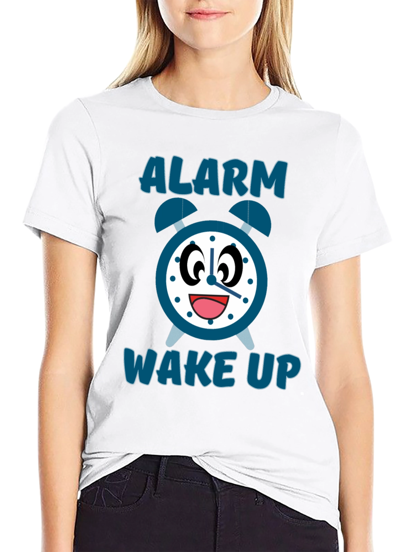 Alarm Wake Up Graphic T-Shirt