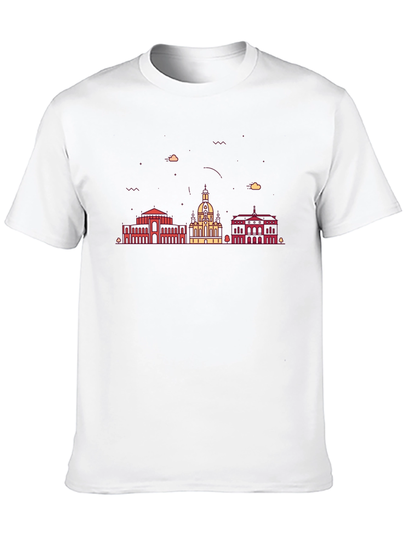Cityscape Graphic Black T-Shirt