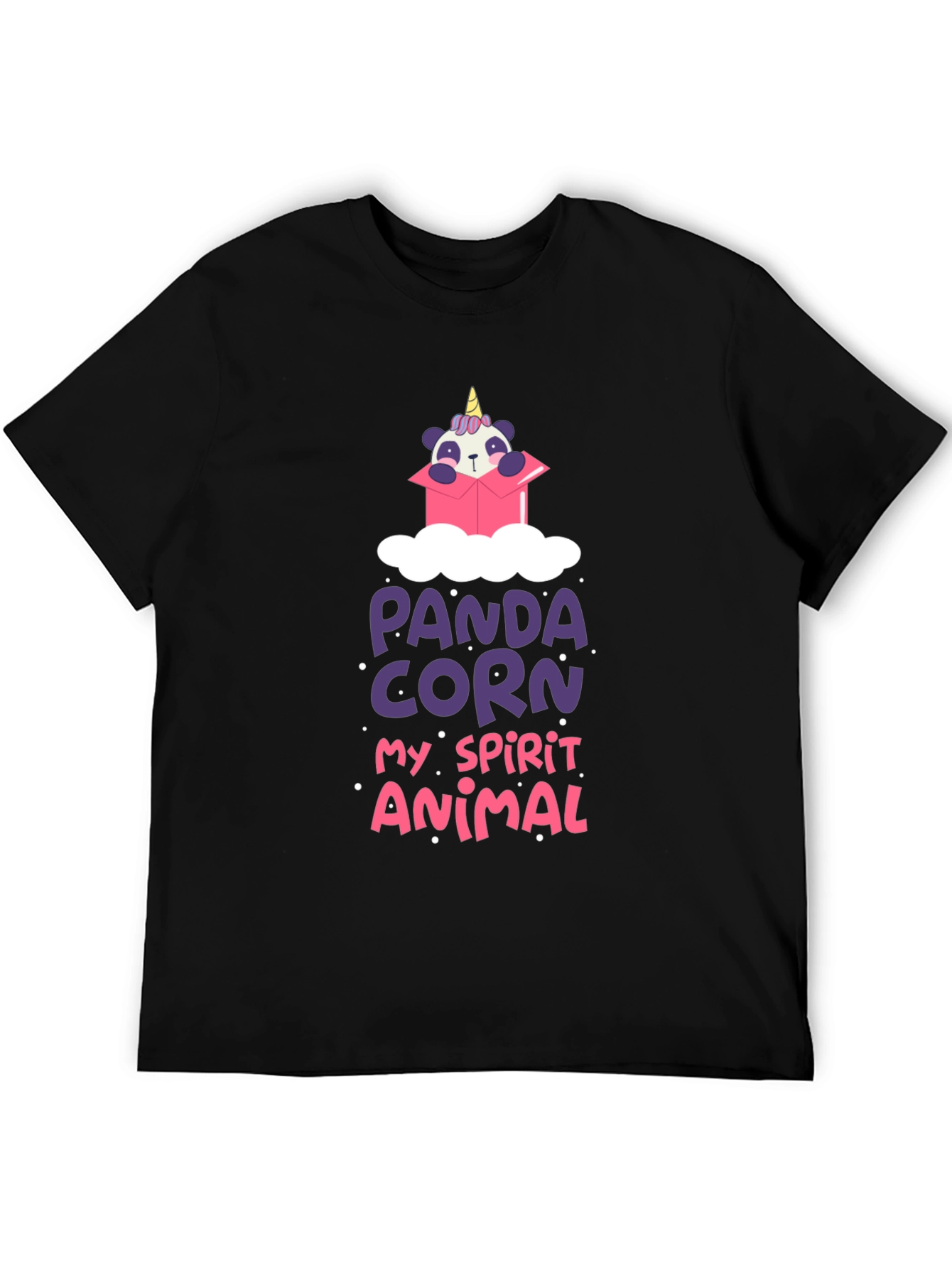 Panda Corn Spirit Animal Graphic Tee