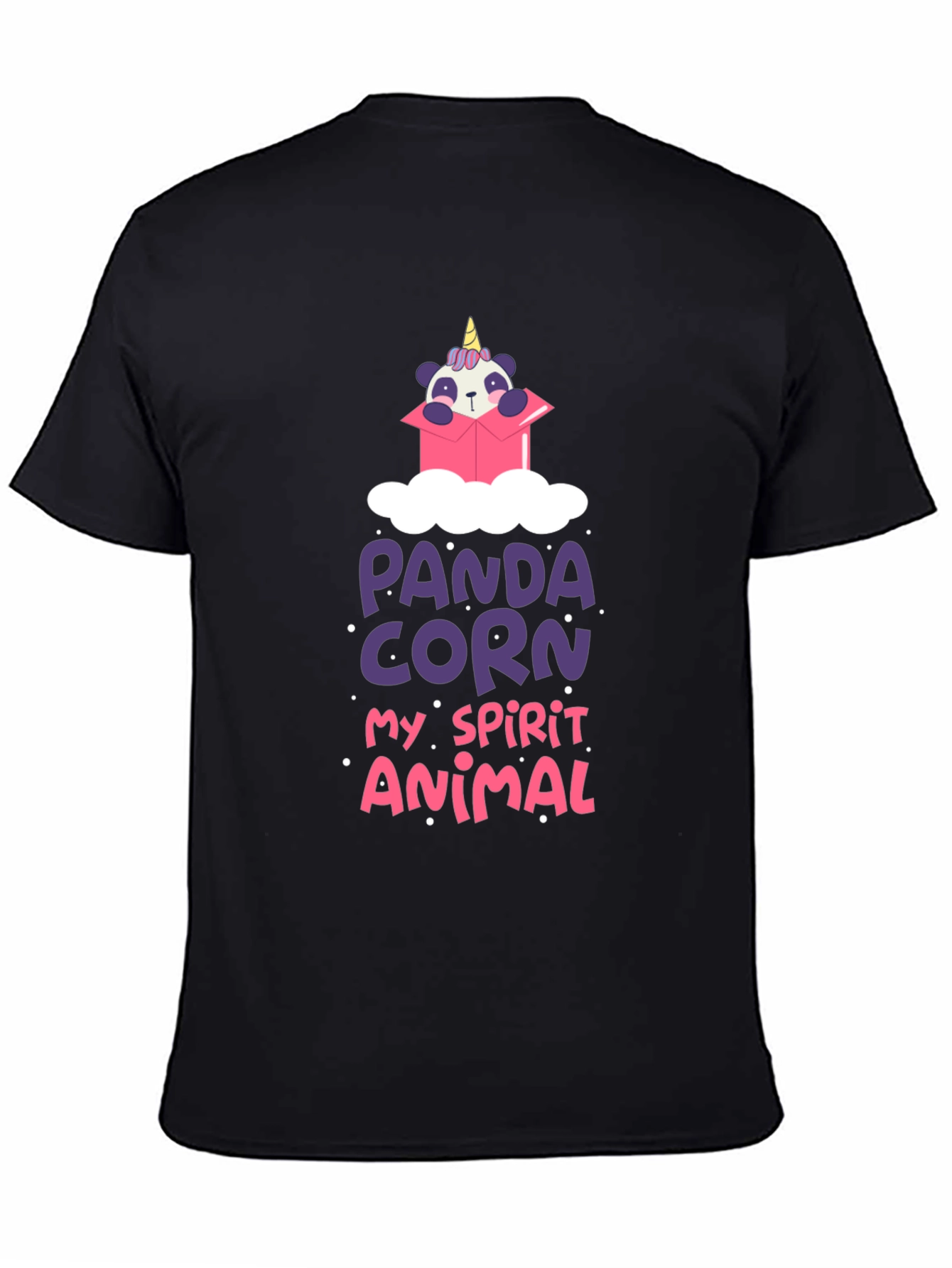 Panda Corn Spirit Animal Graphic Tee