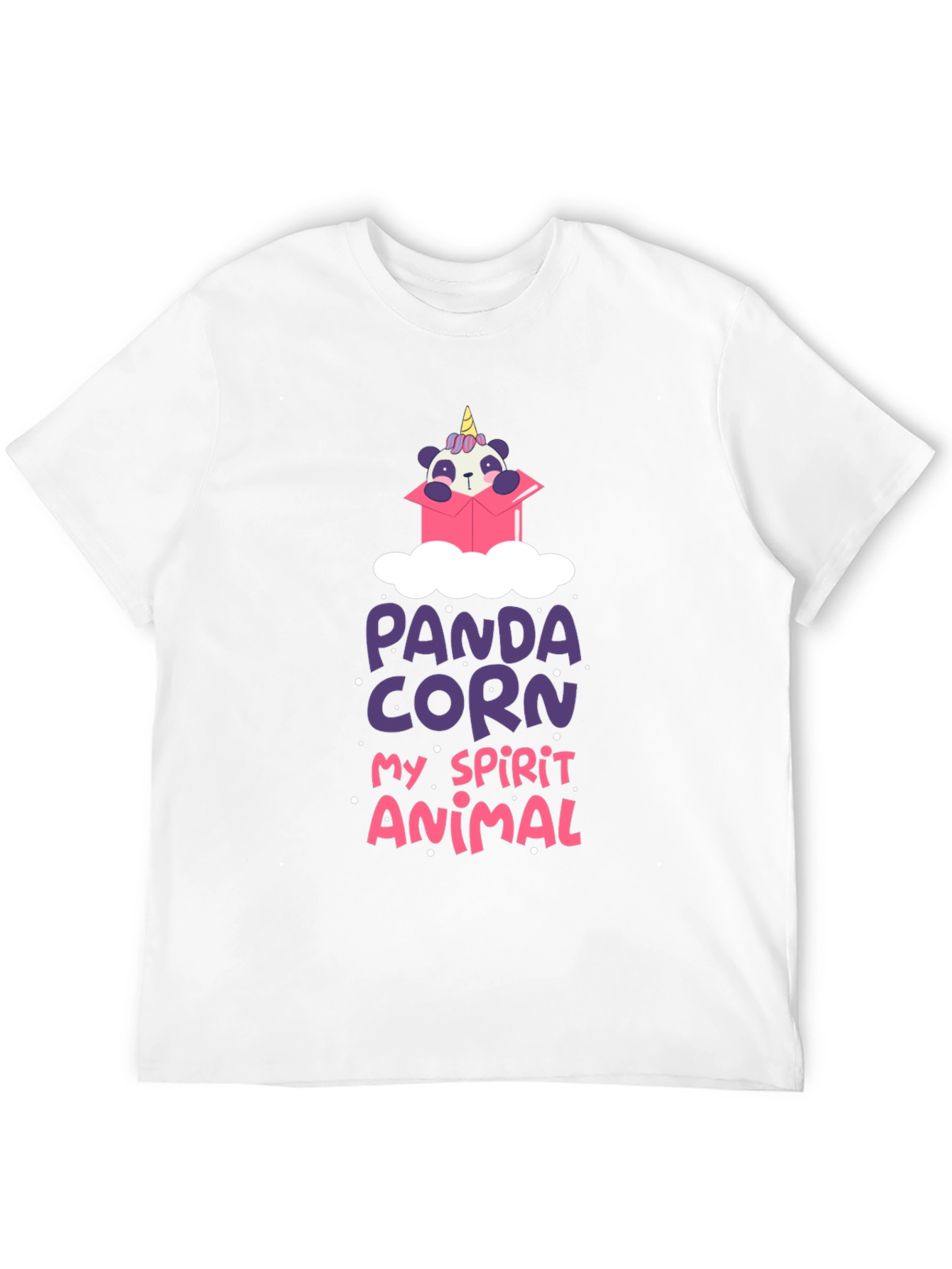 Panda Corn Spirit Animal Graphic Tee