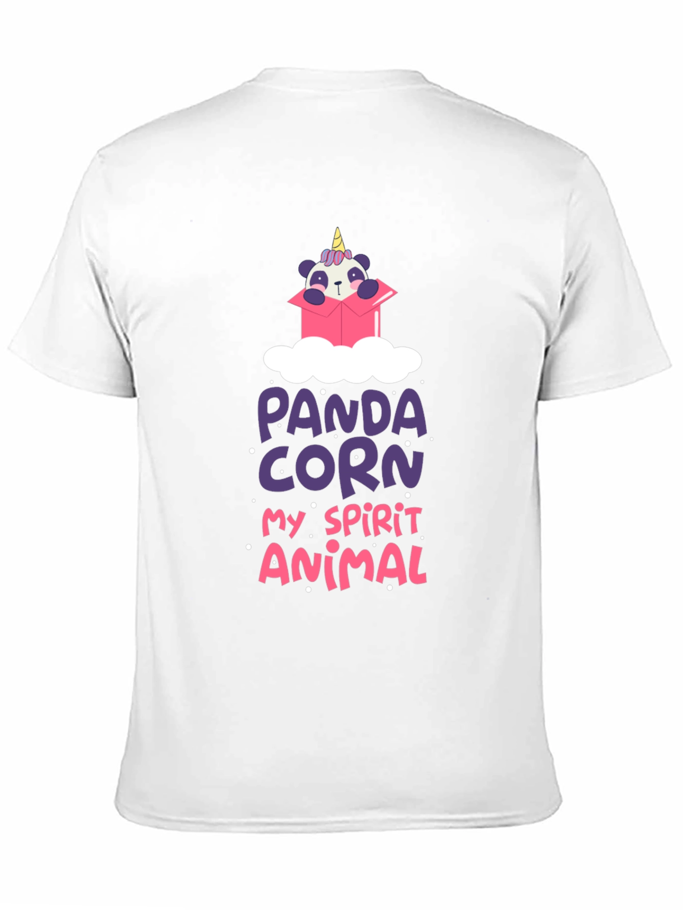 Panda Corn Spirit Animal Graphic Tee