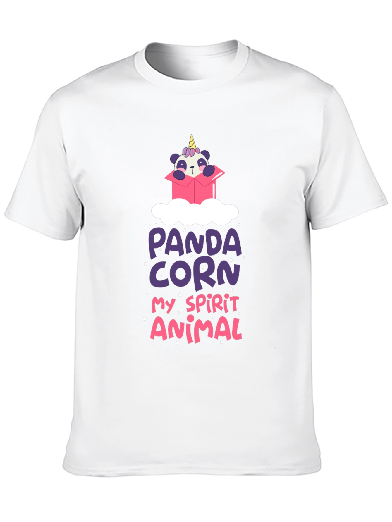 Panda Corn Spirit Animal Graphic Tee