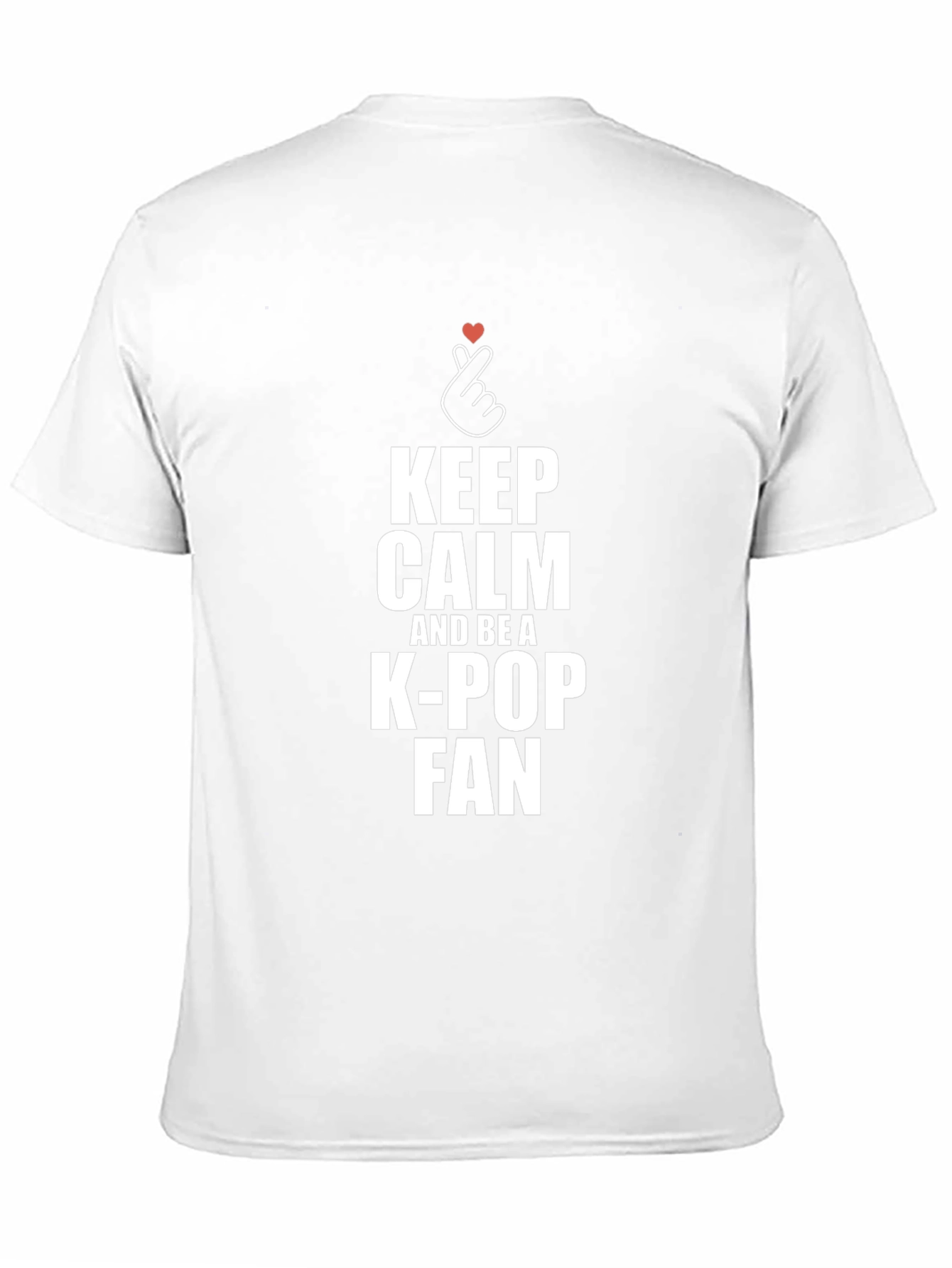 Keep Calm K-Pop Fan Black T-Shirt