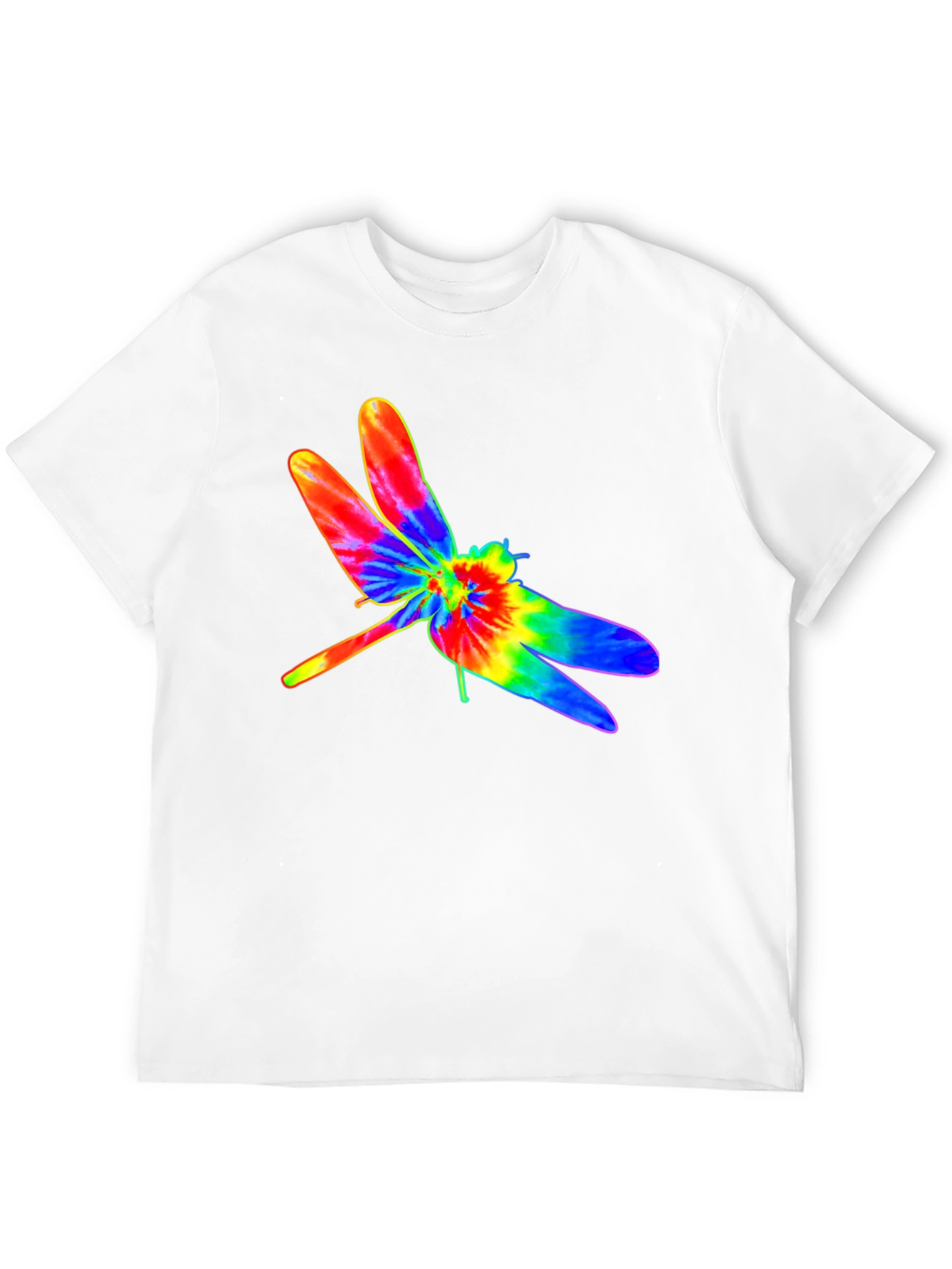 Tie Dye Dragonfly Graphic T-Shirt