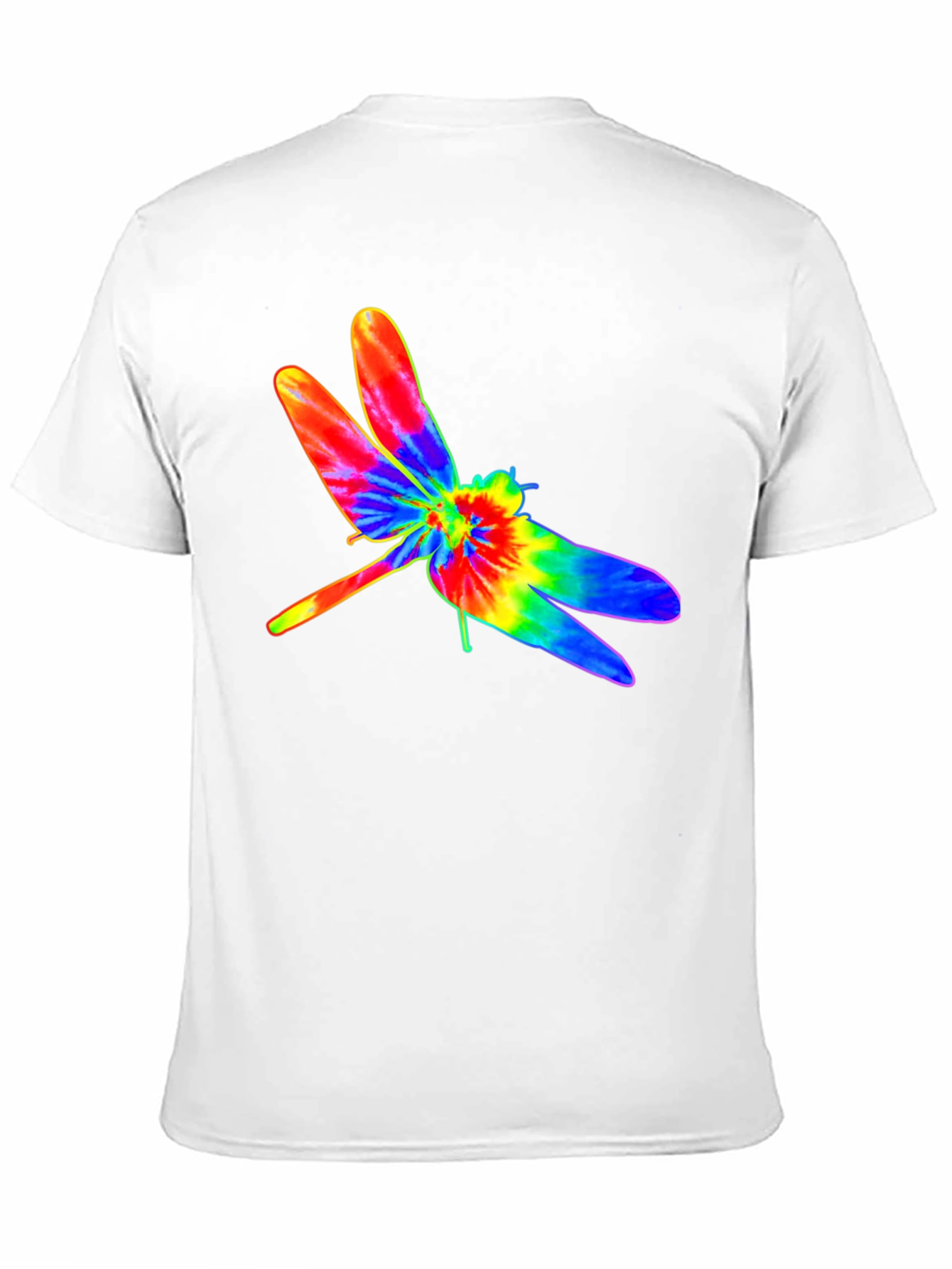Tie Dye Dragonfly Graphic T-Shirt