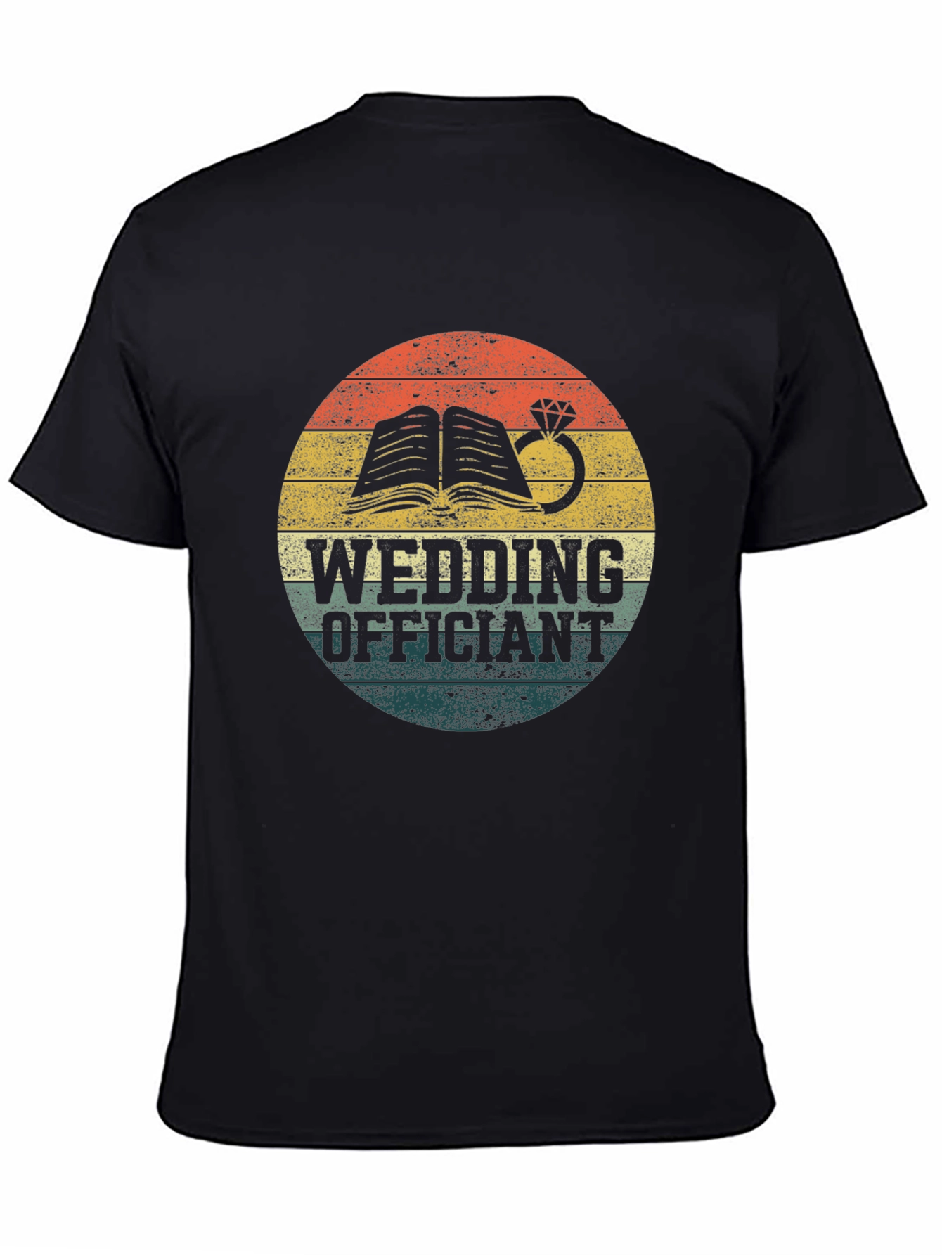 Wedding Officiant Retro T-Shirt