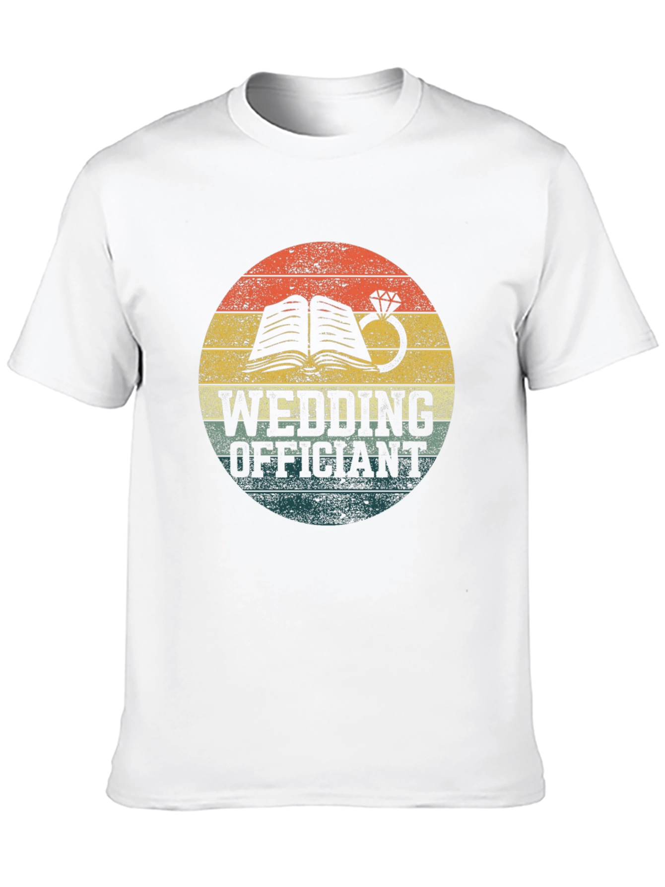 Wedding Officiant Retro T-Shirt