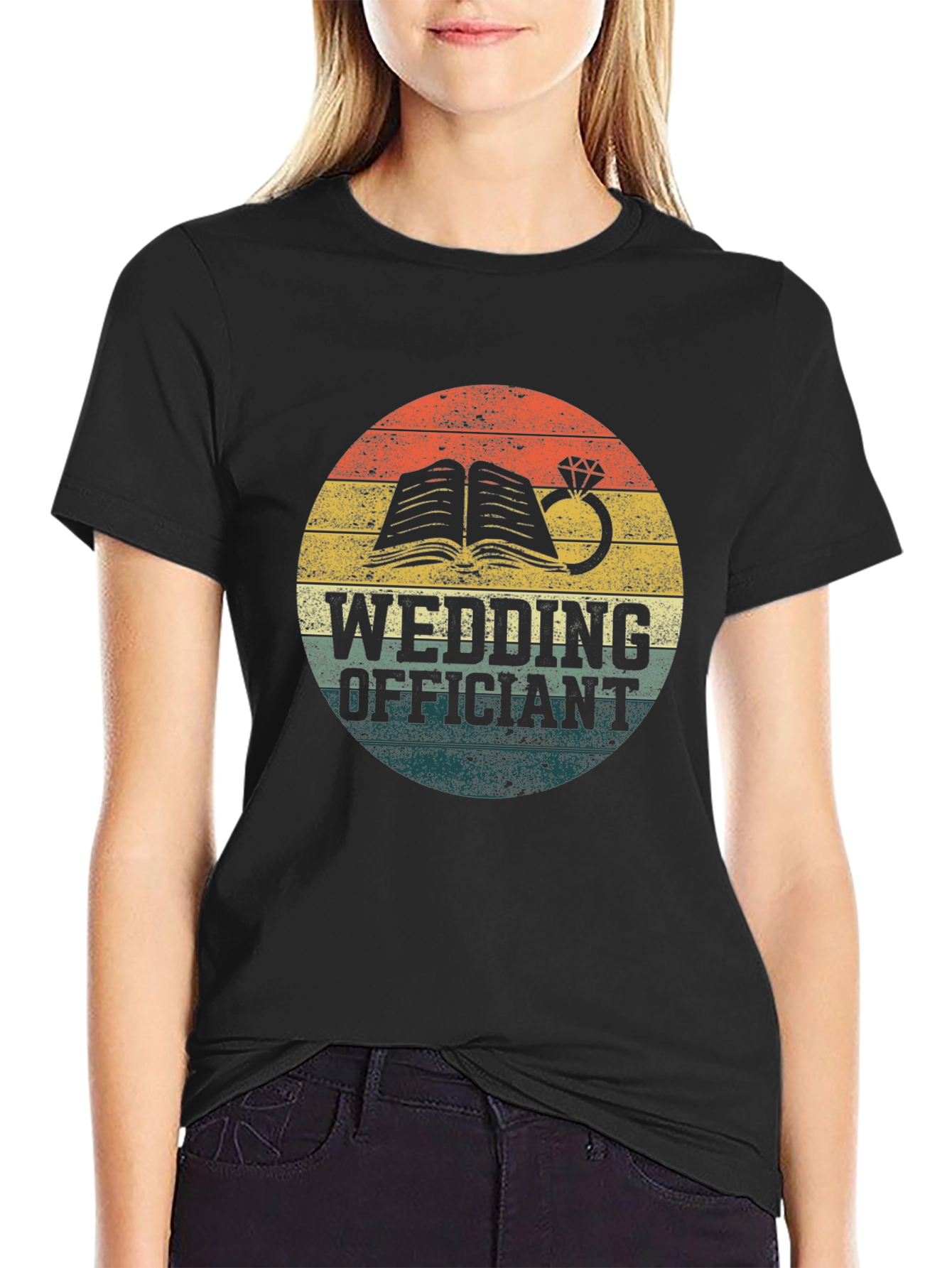 Wedding Officiant Retro T-Shirt