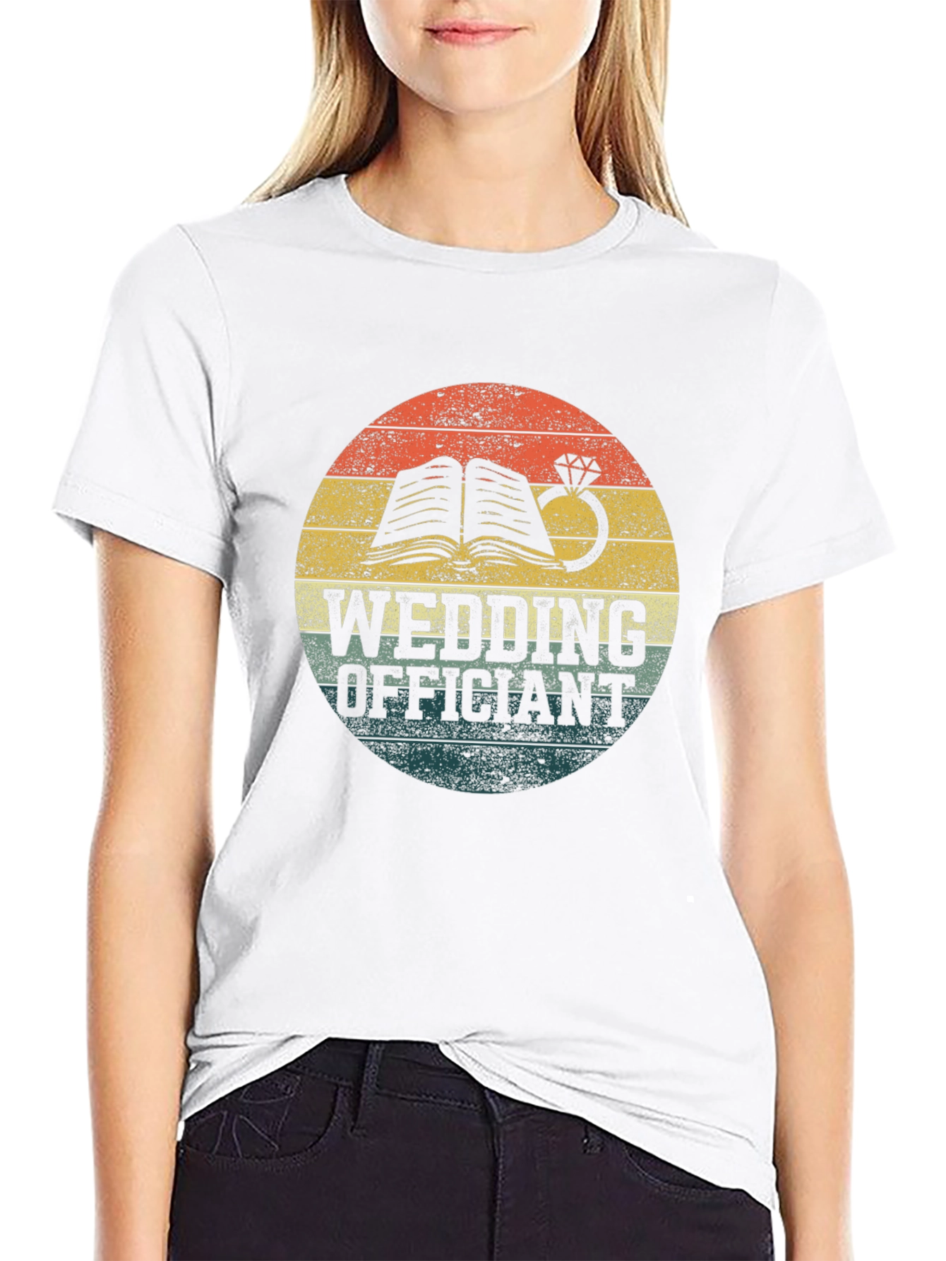 Wedding Officiant Retro T-Shirt