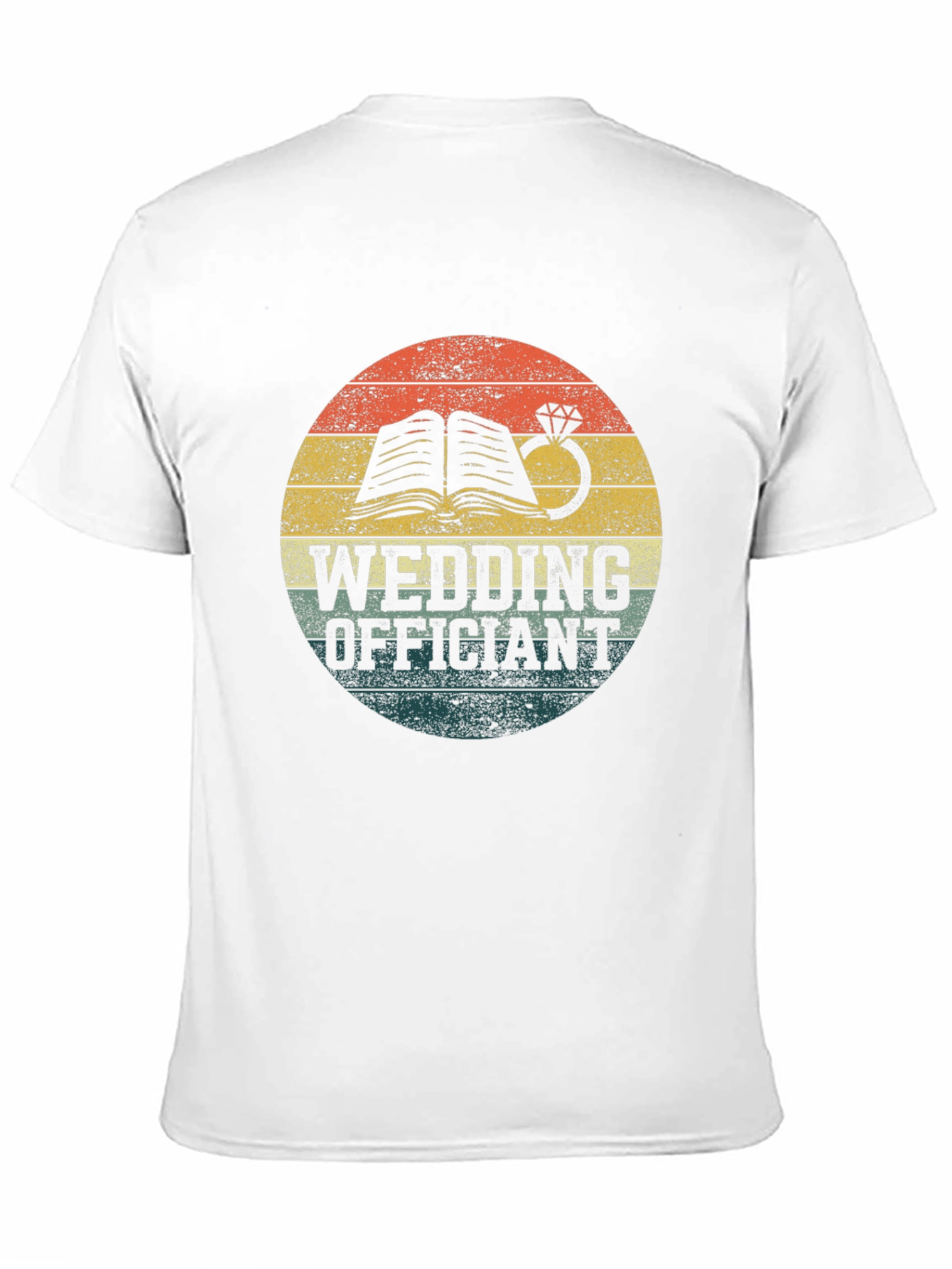 Wedding Officiant Retro T-Shirt