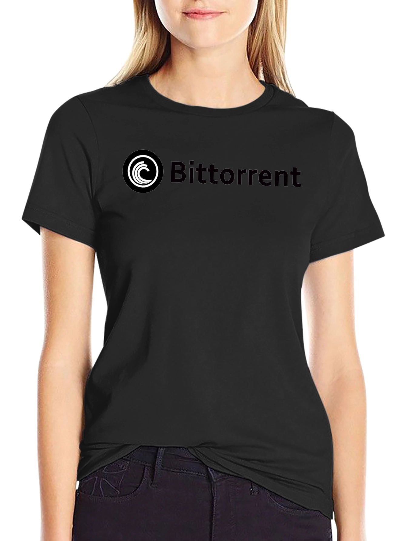 BitTorrent Logo Black T-Shirt - Tech Enthusiast Apparel
