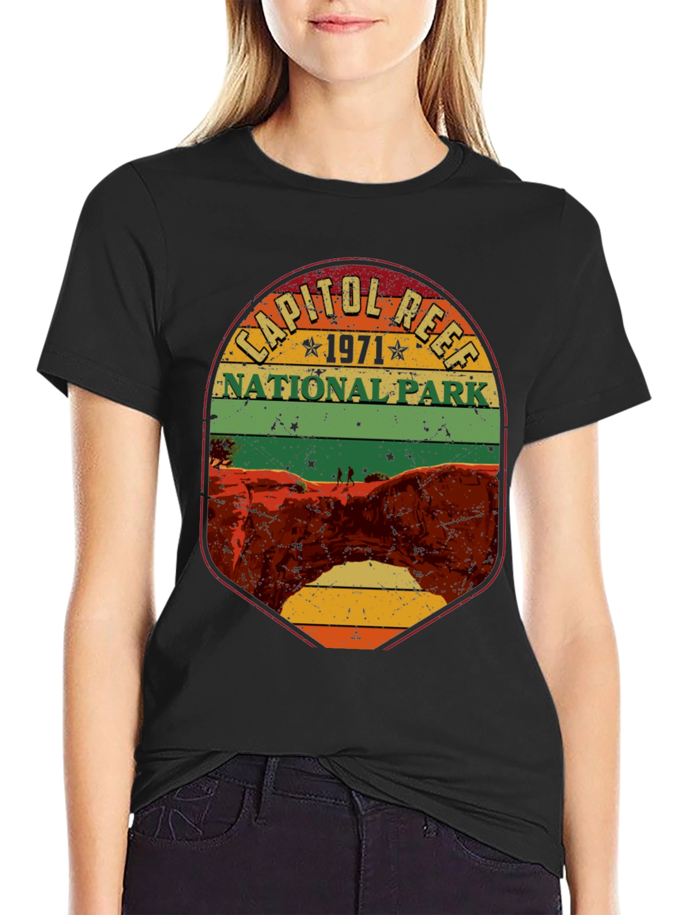 Capitol Reef National Park 1971 Retro T-Shirt