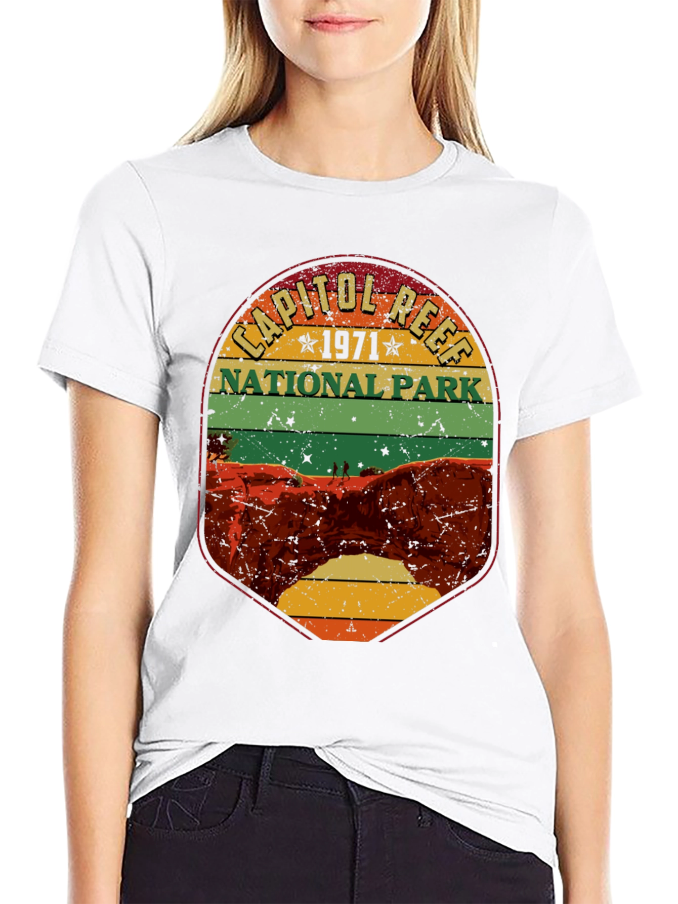 Capitol Reef National Park 1971 Retro T-Shirt