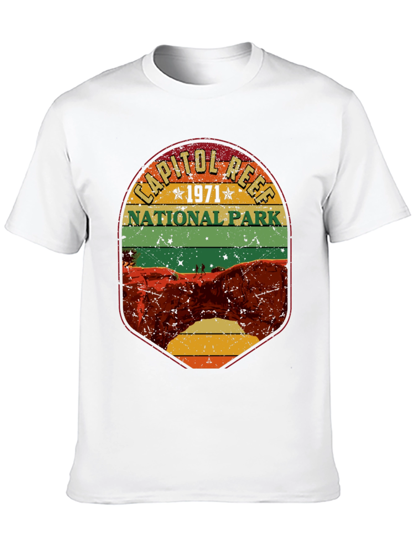 Capitol Reef National Park 1971 Retro T-Shirt