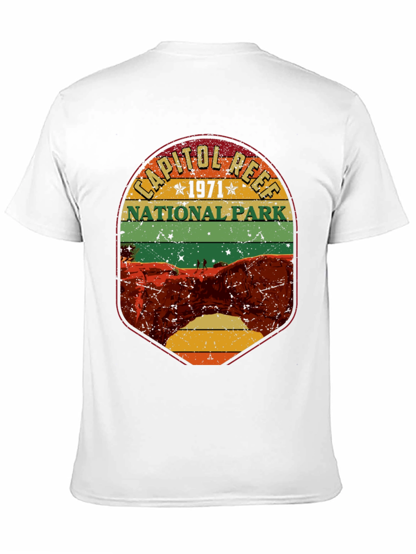 Capitol Reef National Park 1971 Retro T-Shirt