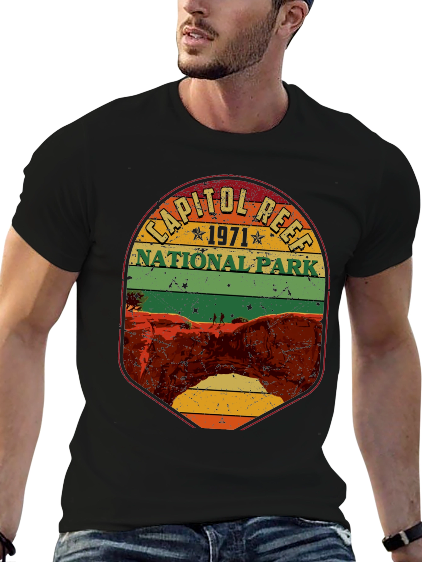 Capitol Reef National Park 1971 Retro T-Shirt