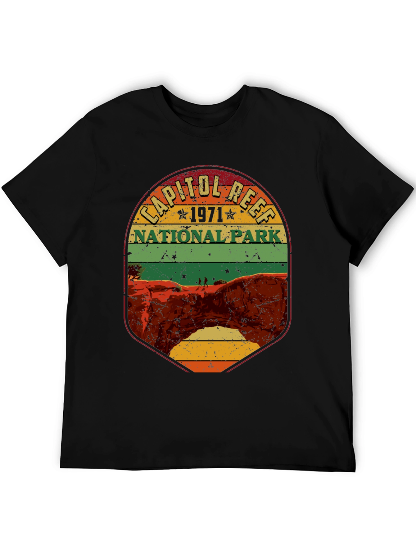 Capitol Reef National Park 1971 Retro T-Shirt